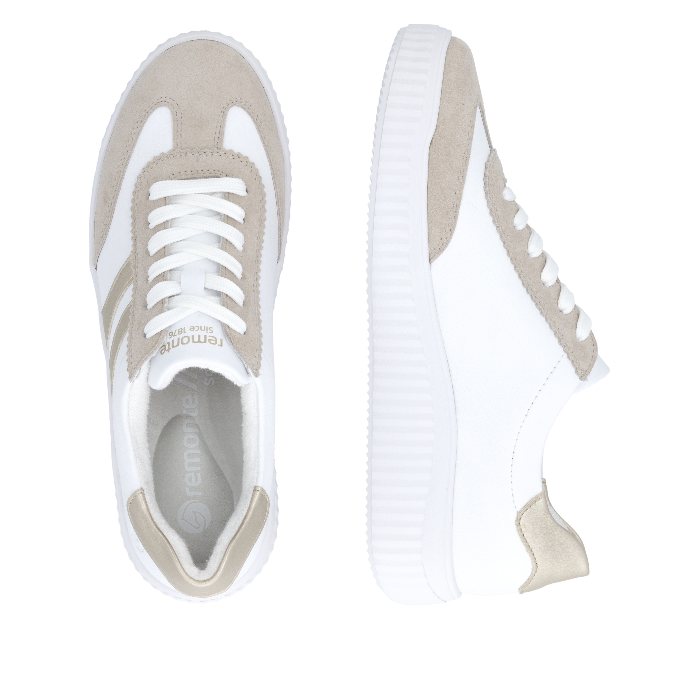 Remonte Sneakers  chaussure à lacets, chaussure basse, chaussure de loisirs avec équipement Lite´ n Soft