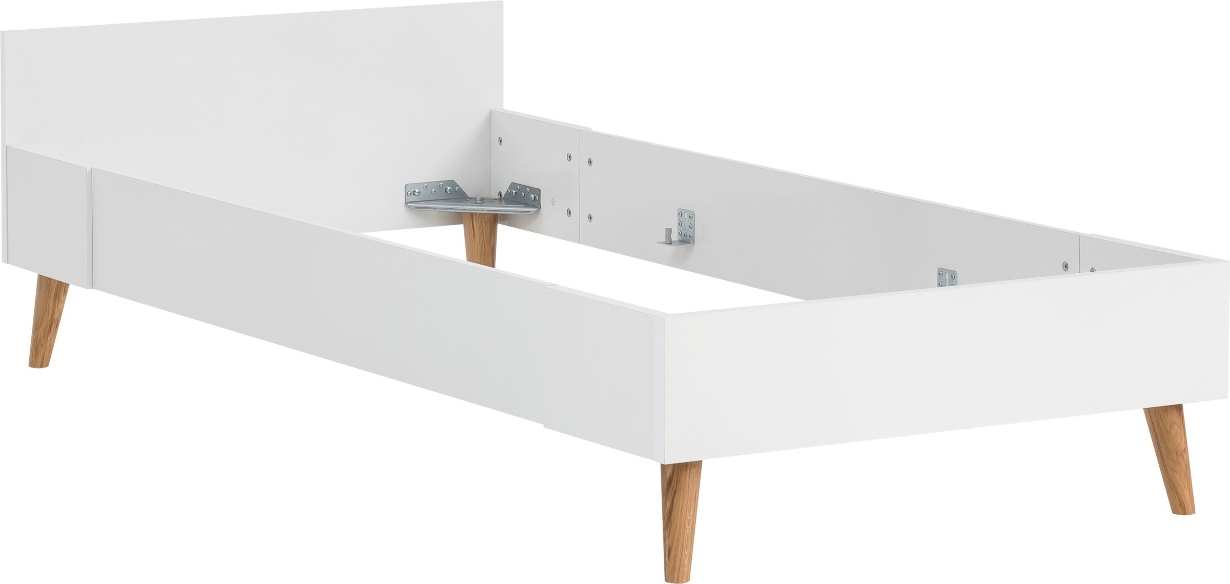 Image of Schildmeyer Einzelbett »Moonlight«, mit Möbelfüsse aus Massivholz und Melamin-Oberfläche bei Ackermann Versand Schweiz