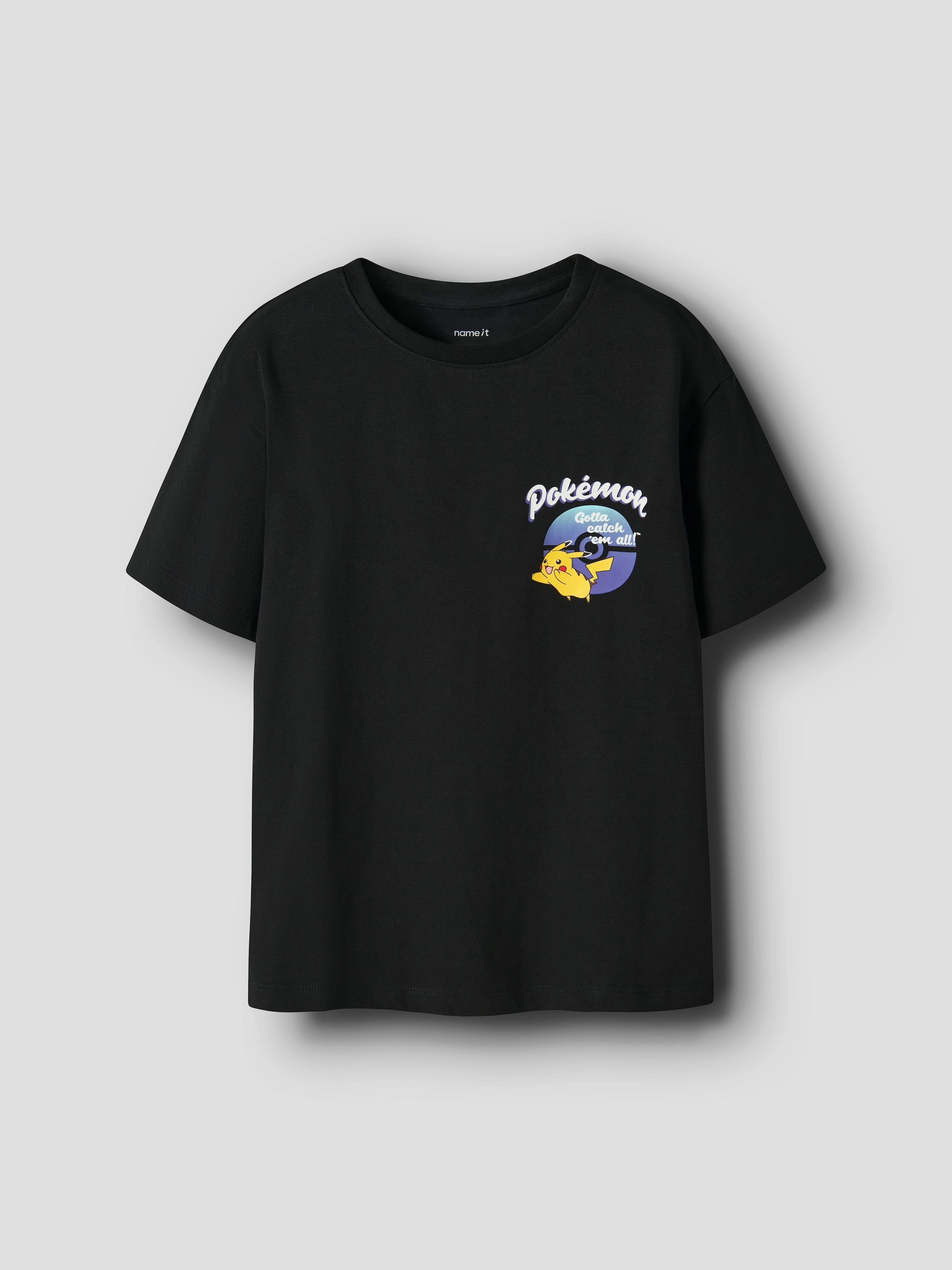 Name It T-Shirt »NKMMATH POKEMON SS NREG TOP BOX SKY« Baumwollmischung, regular fit