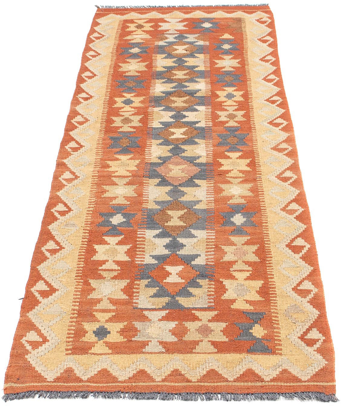 Image of morgenland Läufer »Kelim Maimene Medaillon 194 x 64 cm«, rechteckig, 0,5 mm Höhe, Wendeteppich bei Ackermann Versand Schweiz