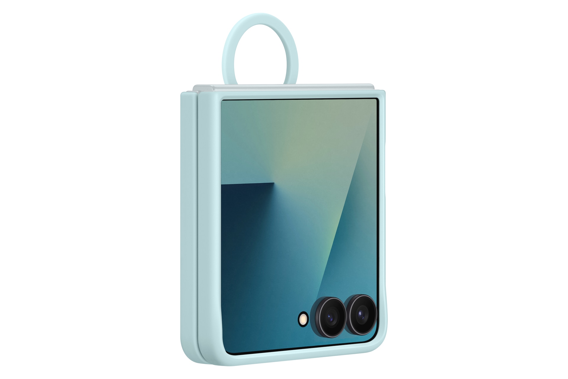 Samsung Handyhülle »Ring Case (Silicone) für Samsung Galaxy Z Flip7«, Samsung Galaxy Z Flip7, Backcover, Schutzhülle, Handyschutzhülle, Case, Schutzcase, stossfest