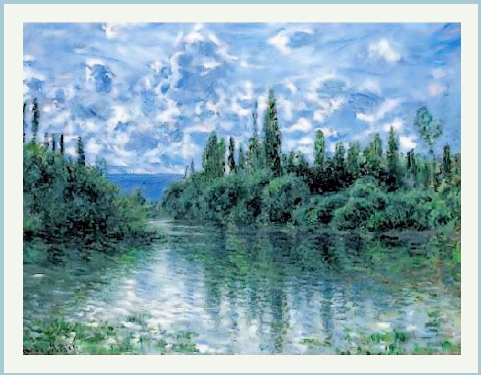 Image of Home affaire Bild mit Rahmen »MONET / Arm der Seine bei Vetheuil«, (1 St.) bei Ackermann Versand Schweiz