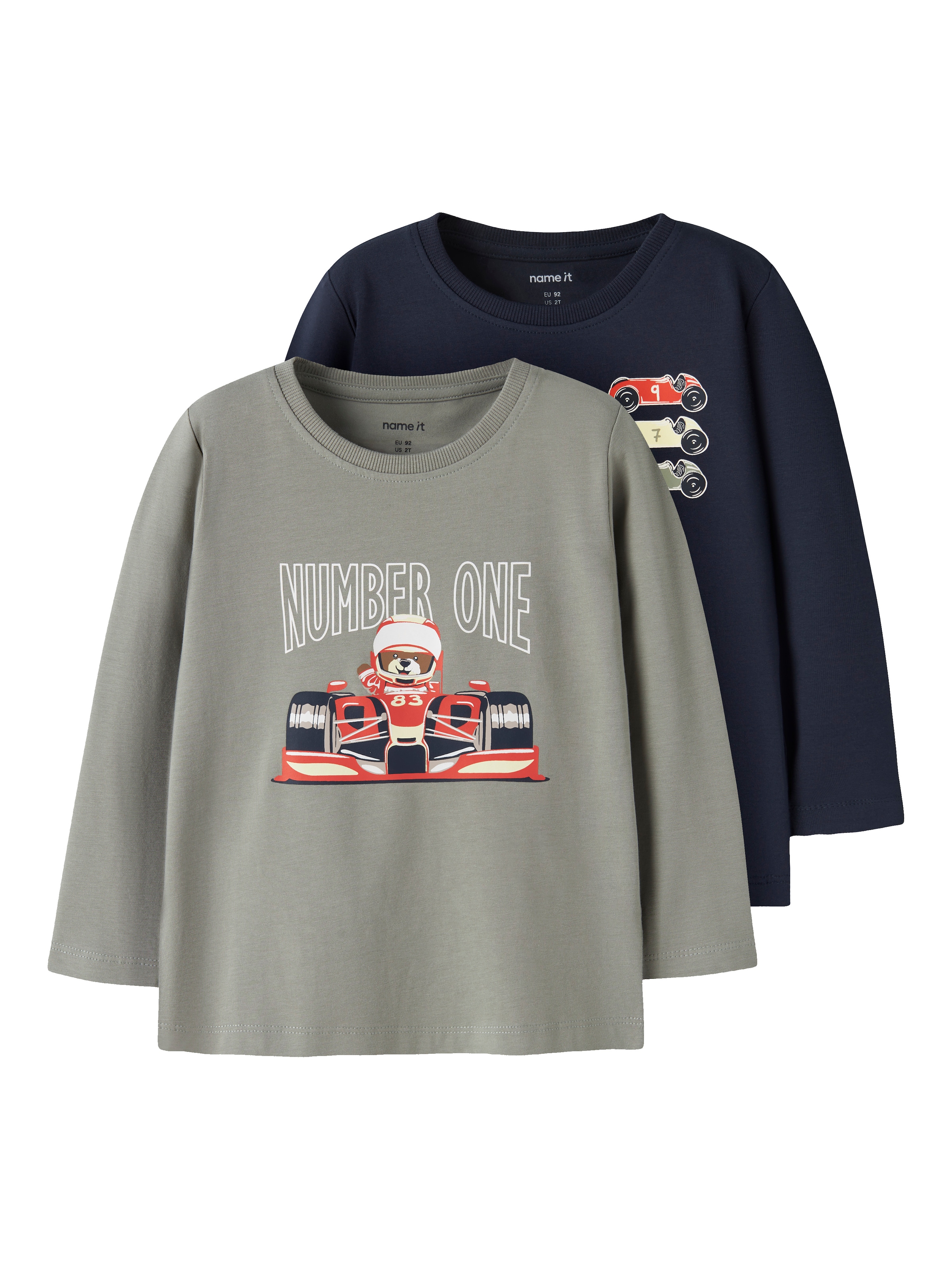 Name It T-Shirt »NMMVUX 2P LS TOP« Packung, 2 Baumwollmischung,
