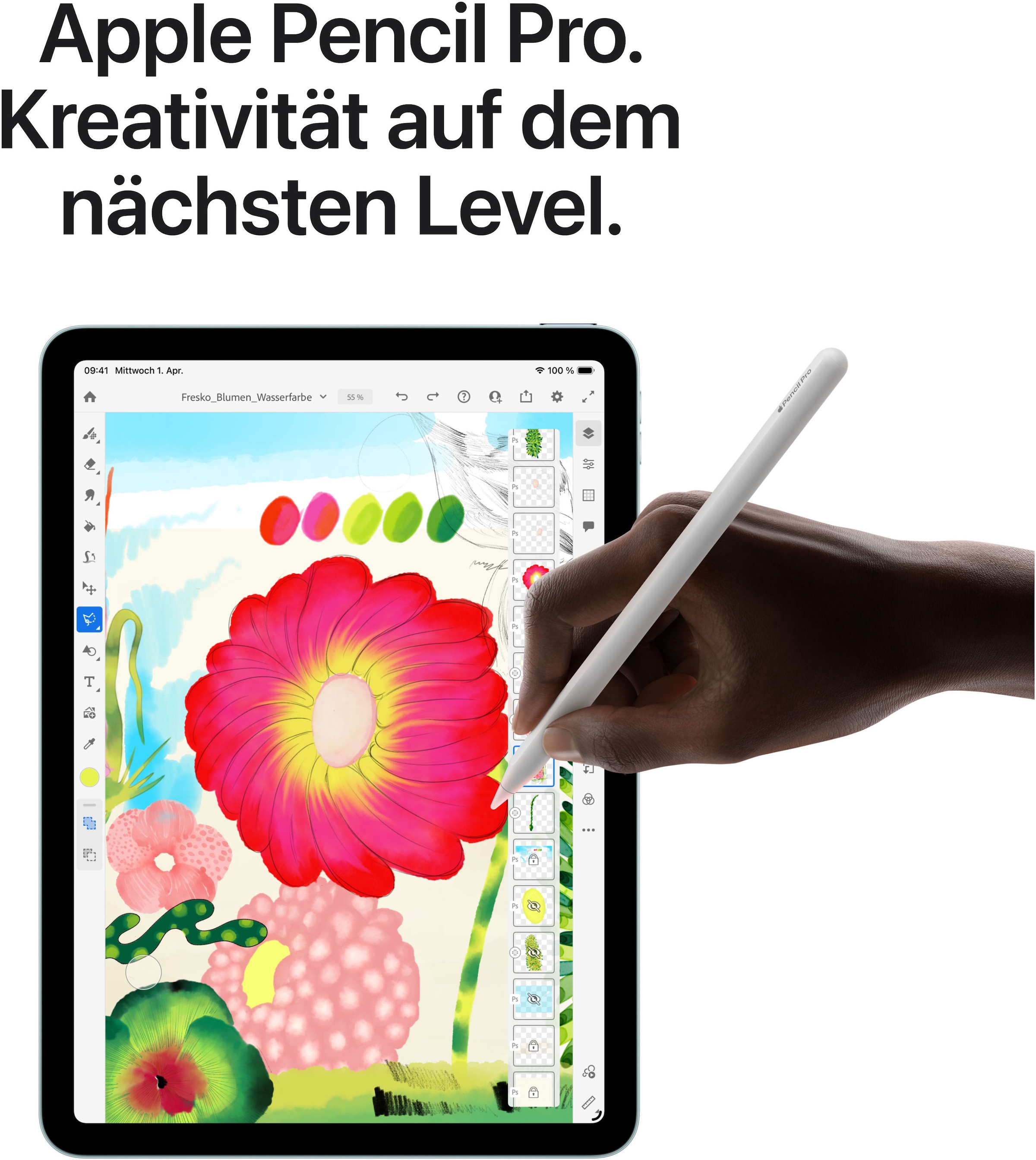 Apple Tablettes »11" iPad Air Wi-Fi + Cellular« (27,9 cm / 11 ″) iPadOS )