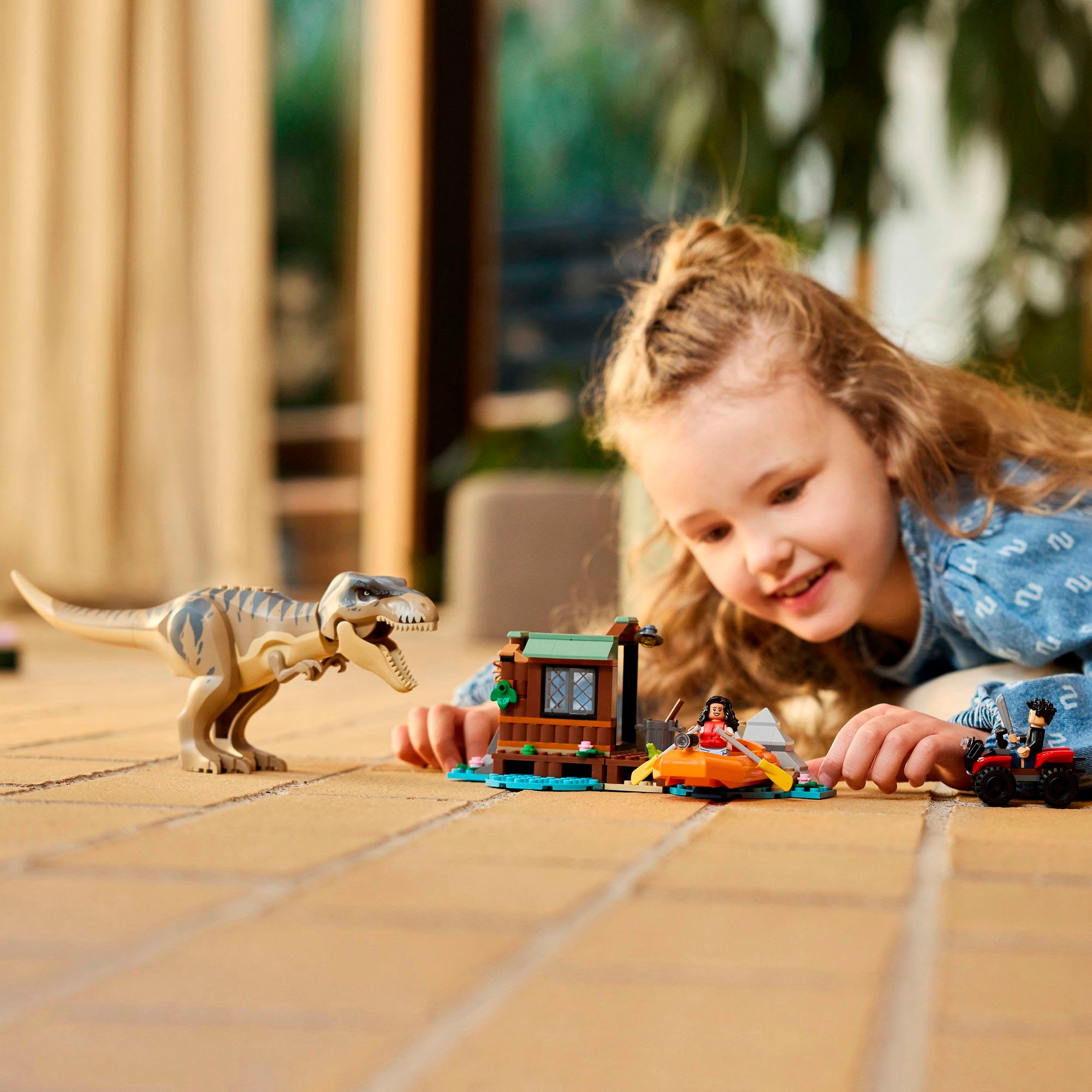 LEGO® Konstruktionsspielsteine »Flucht vor dem T.Rex (76975), LEGO Jurassic World« Made in Europe