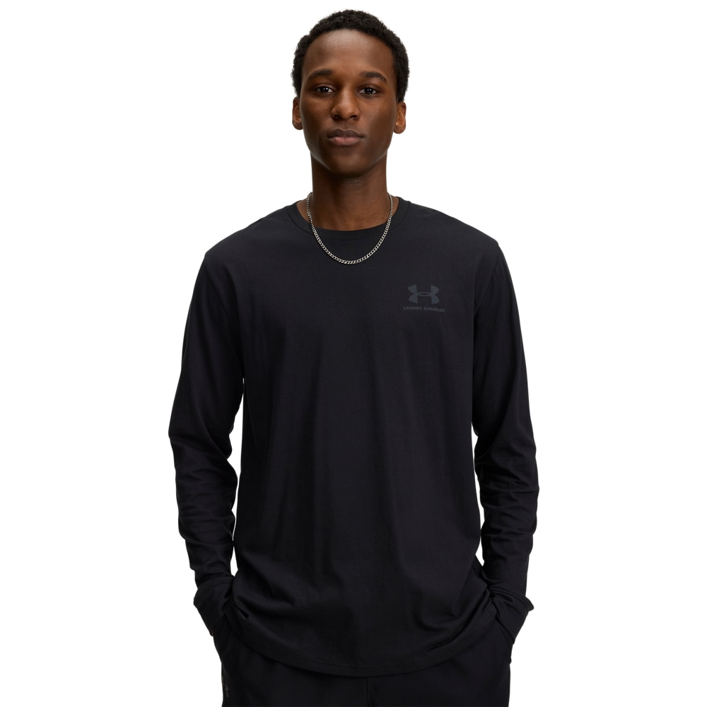 Image of Under Armour Langarmshirt "UA SPORTSTYLE LEFT CHEST LS" Langarmshirt, aus Baumwolle und Polyester