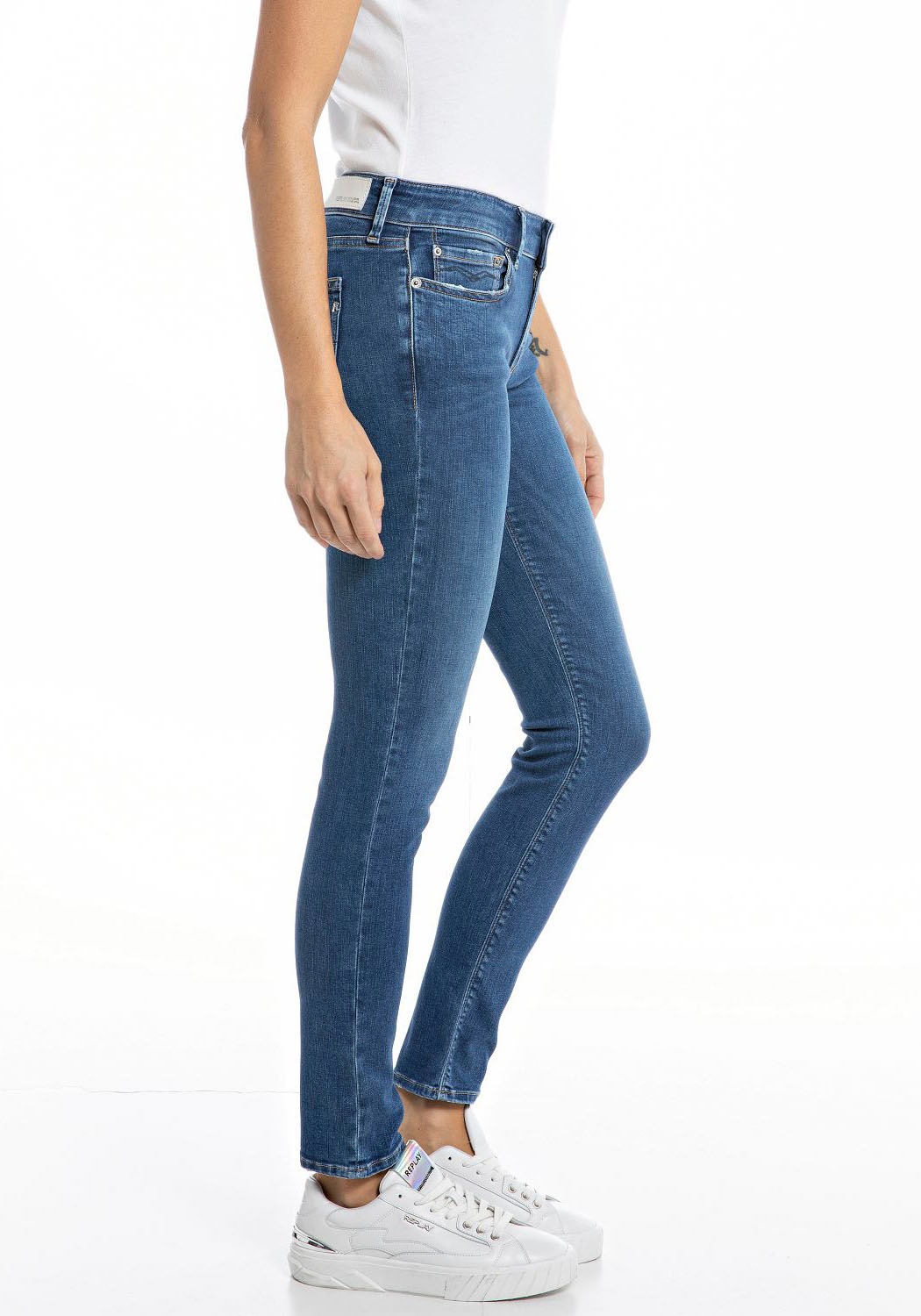 Replay 5-Pocket-Jeans »NEW LUZ«, in Ankle-Länge