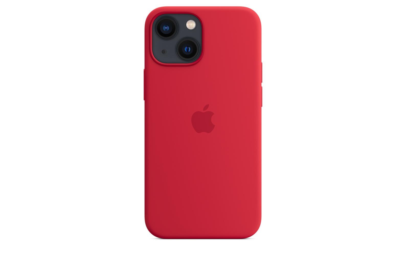 Apple Smartphone Silikon Case mit MagSafe, iPhone 13 mini, (PRODUCT)RED