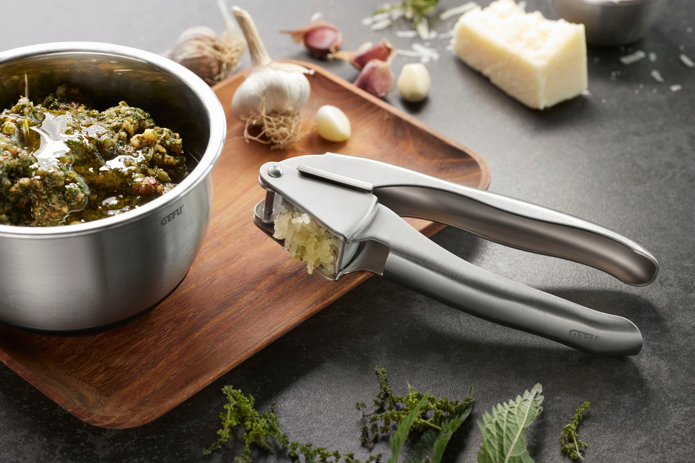 GEFU Knoblauchpresse, IMPRENSA