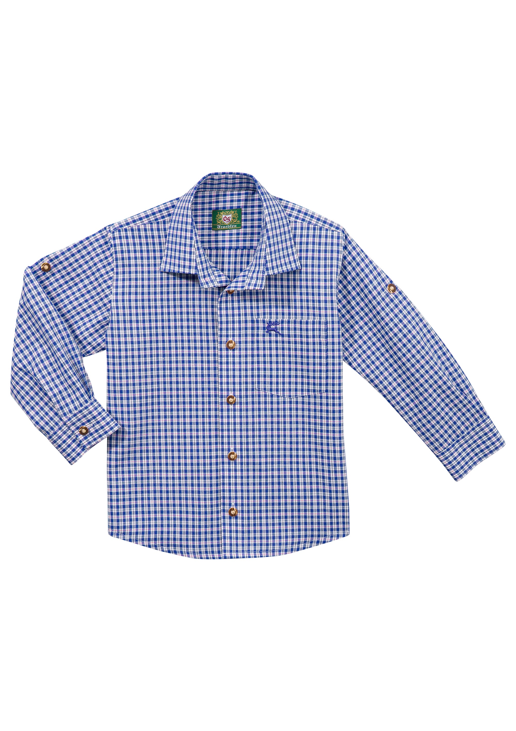 Image of OS-Trachten Trachtenhemd, in frischer Karokombination bei Ackermann Versand Schweiz