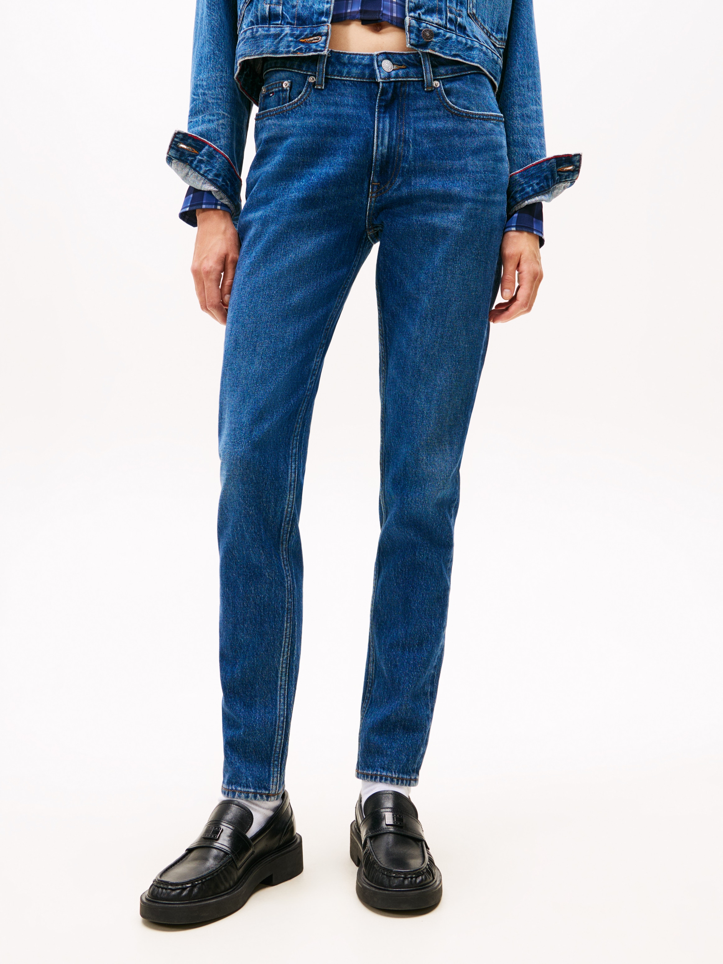 Image of Tommy Jeans Straight-Jeans "LUCY MR SLIM BI0152"