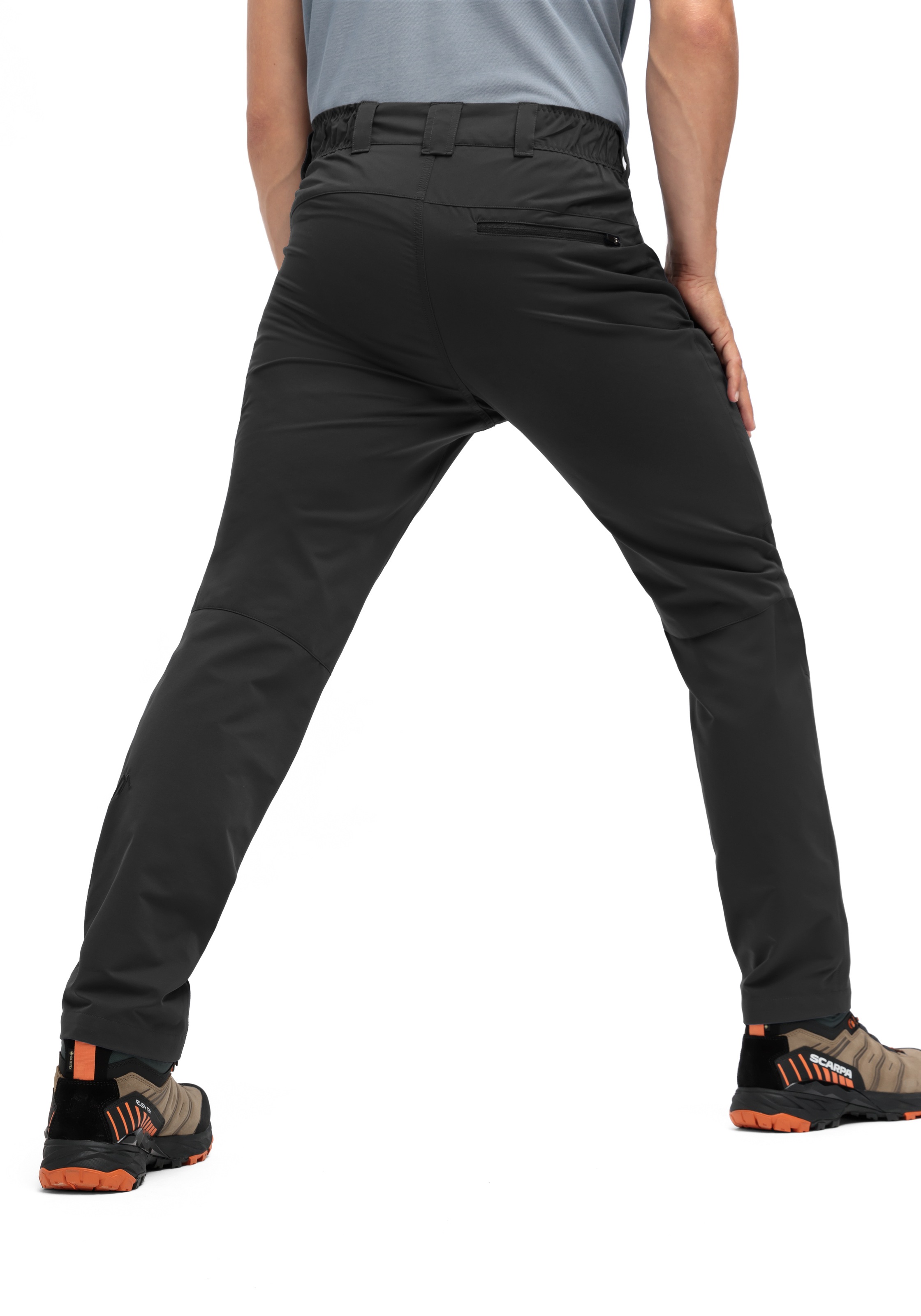 Maier Sports Outdoorhose »Nil Loop«, Herren Wanderhose, Funktionshose mit Taschen + Gürtel, Regular Fit