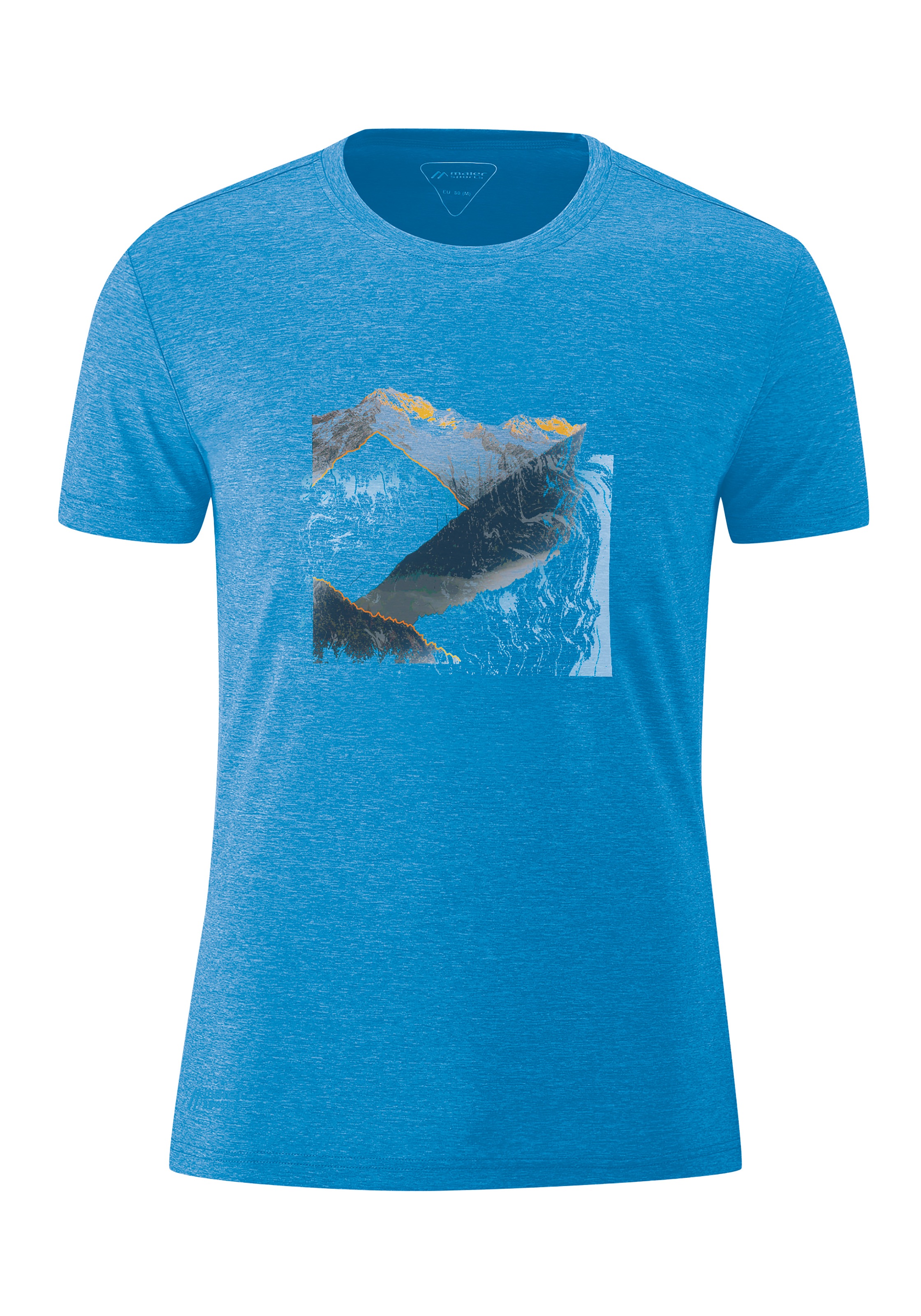 Image of Maier Sports Funktionsshirt »Myrdal Print«, Leichtes Funktionsshirt mit modischem Brustprint bei Ackermann Versand Schweiz