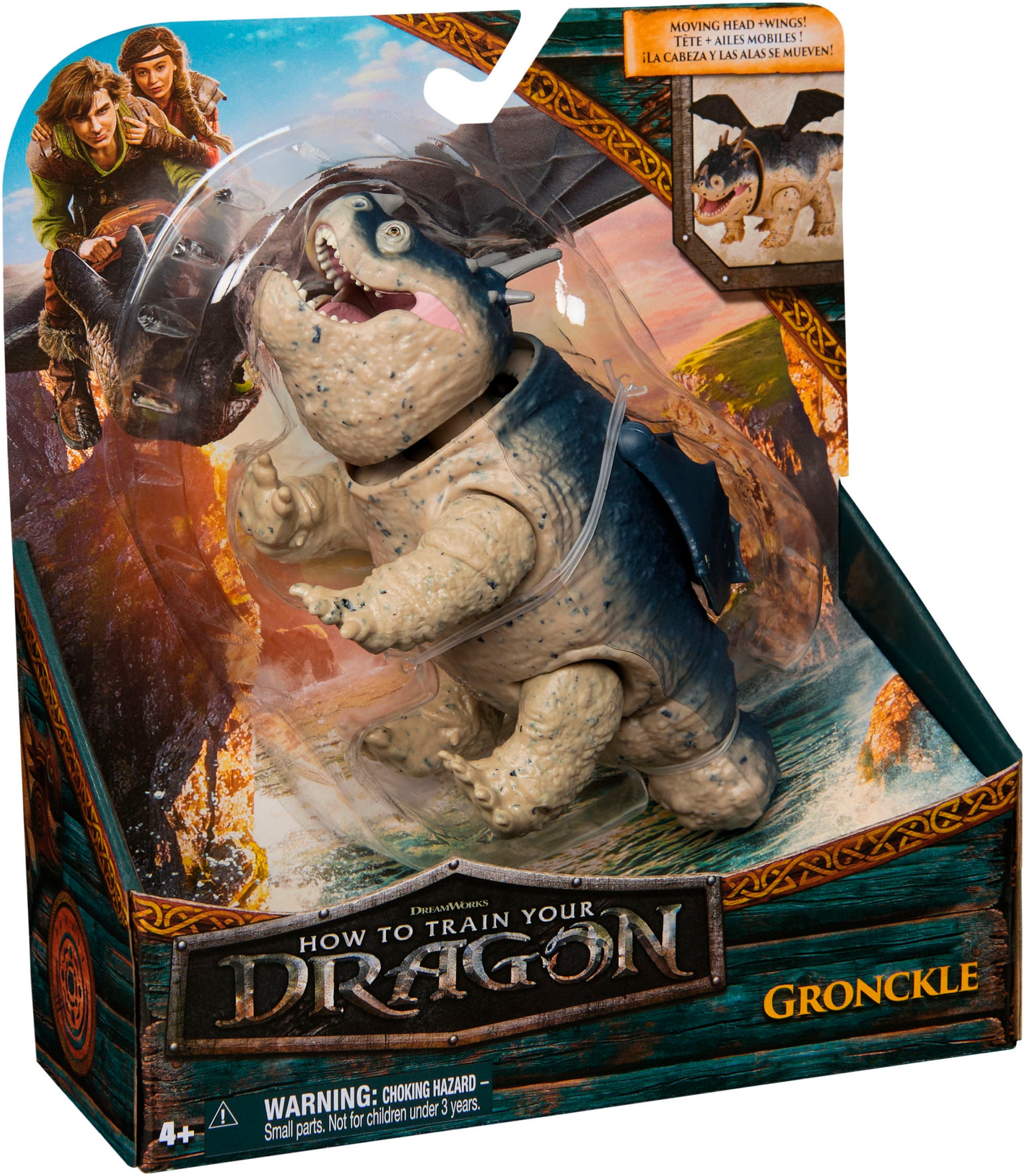 Spin Master Personnage de jeu »Dragons Movie - Basic Dragons - Fleischklops«