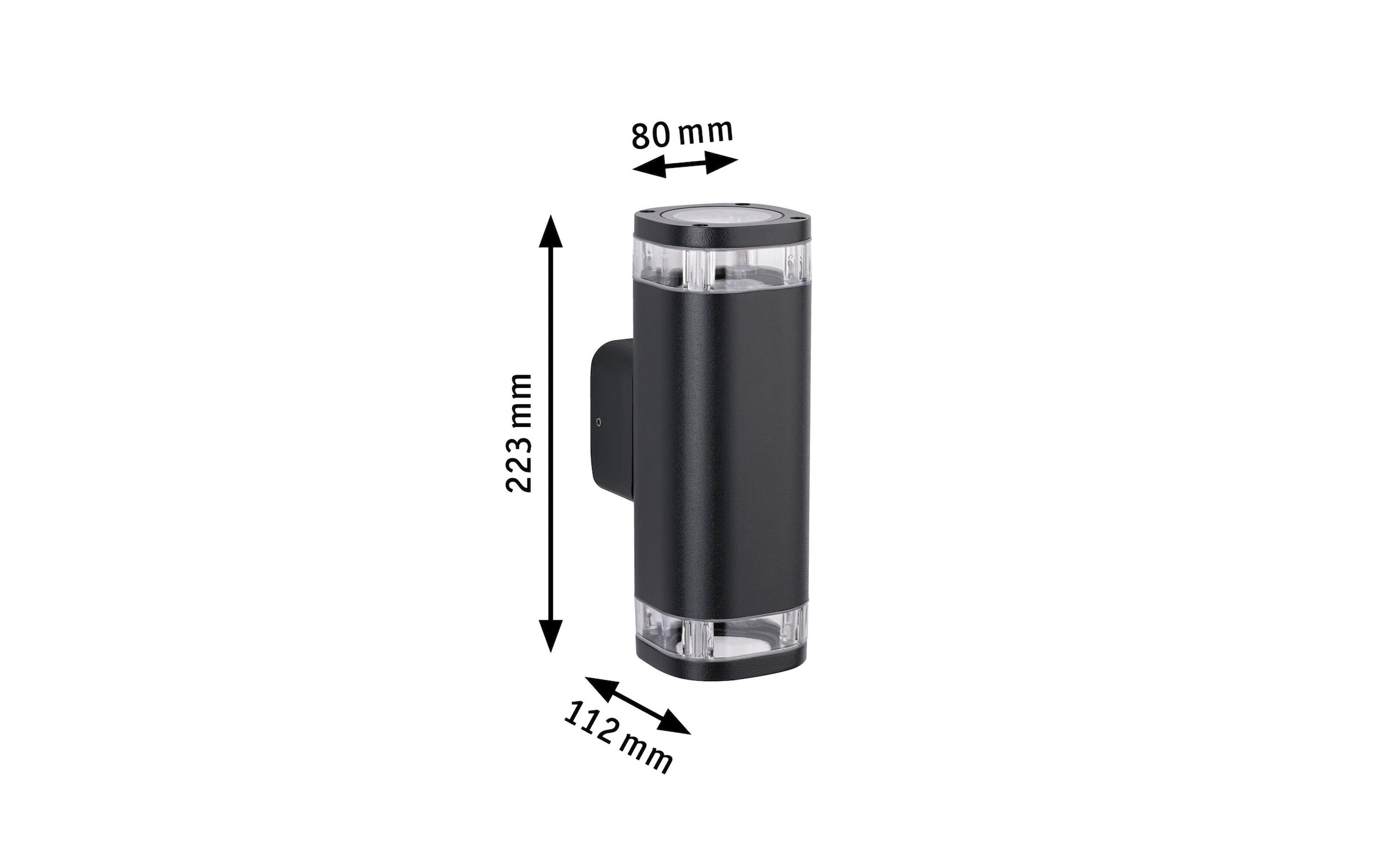 Paulmann Wandleuchte »Colum, 2 x GU1«, 2 flammig, Leuchtmittel GU10 | LED wechselbar