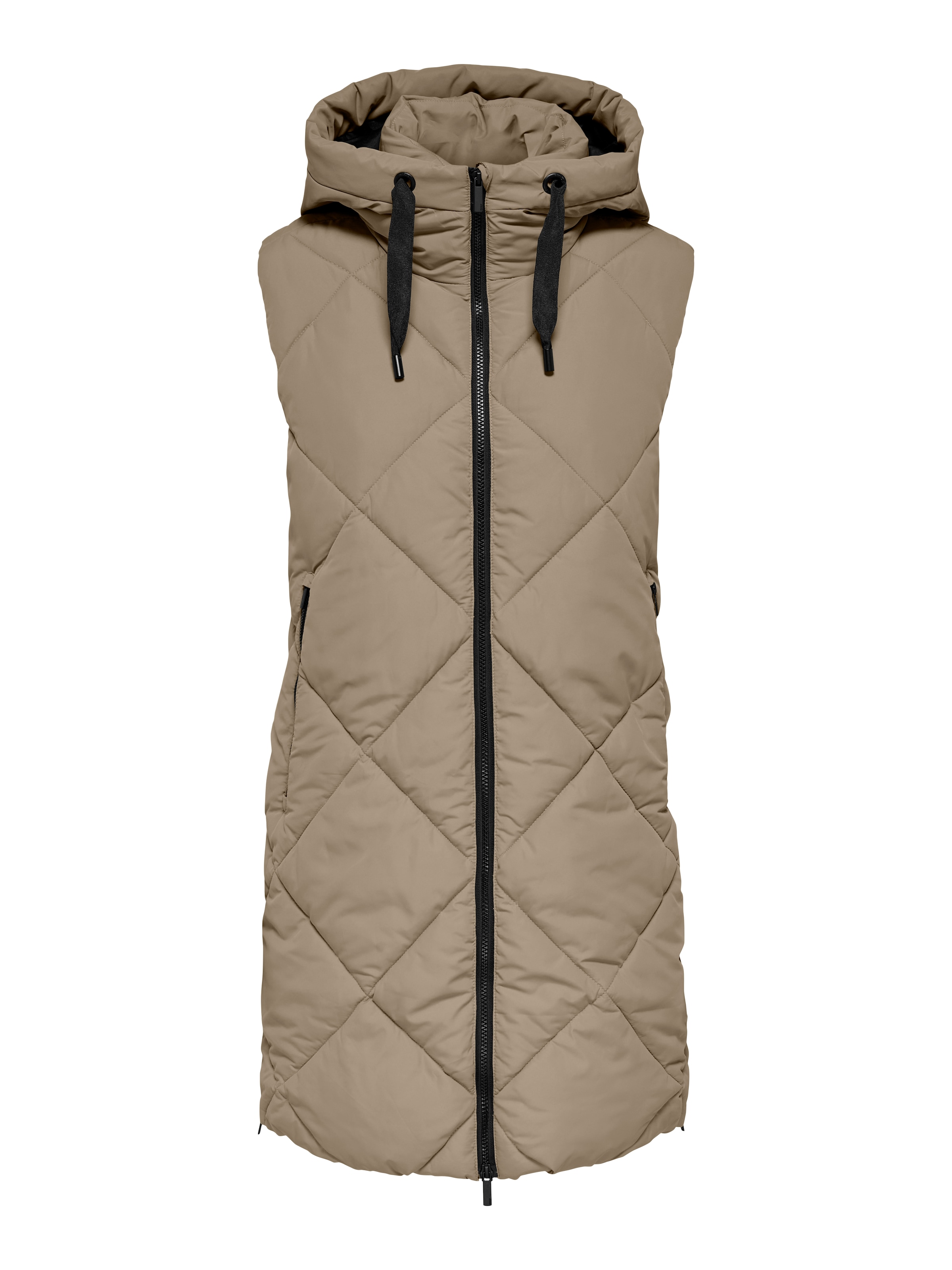 Image of ONLY Steppweste "ONLMAGGI HOOD WAISTCOAT CC OTW" Kunstfaser