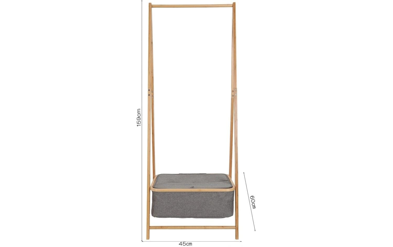 Lumaland Kleiderständer »aus Bambus 159 x 60 x 45 cm«