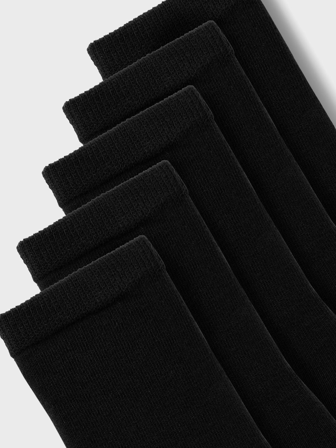 Name It Freizeitsocken »NKNSOCK 5P SOLID NOOS«, (Packung, 5 Paar)