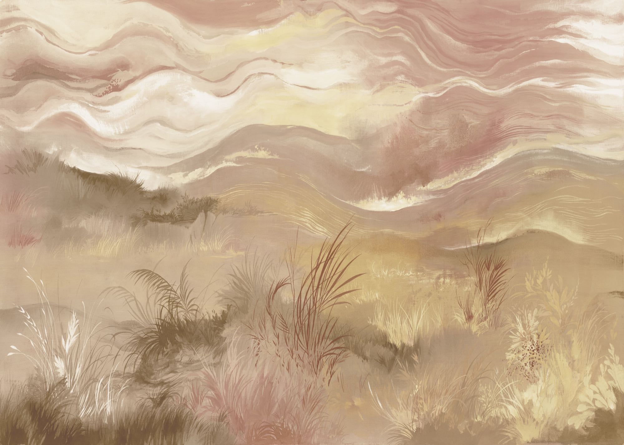 Komar Fototapete »Vlies Fototapete - Sunset Spray - Grösse 350 x 250 cm« Motiv | bedruckt glatt