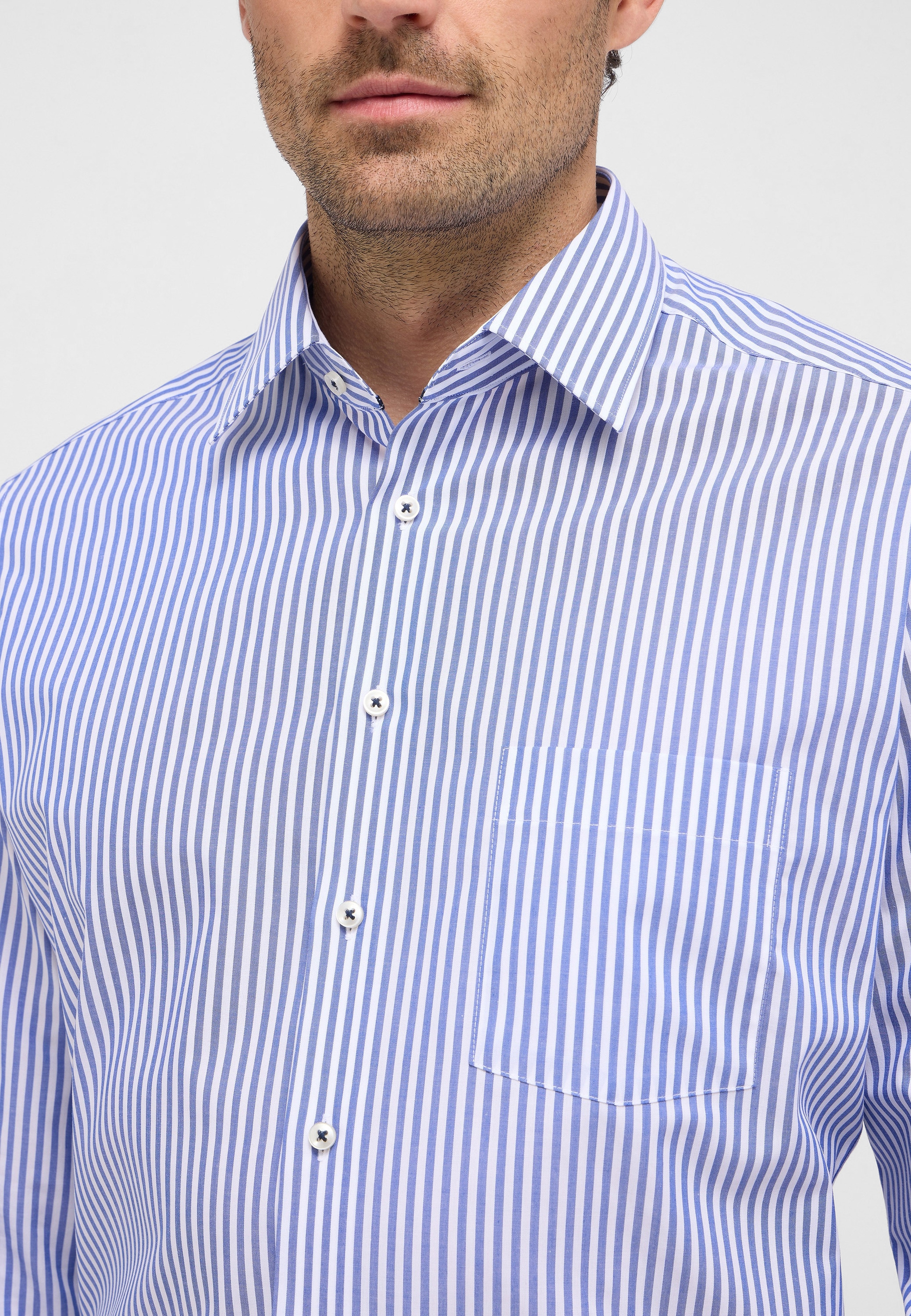 Eterna Langarmhemd »MODERN FIT«, NON IRON (bügelfrei)