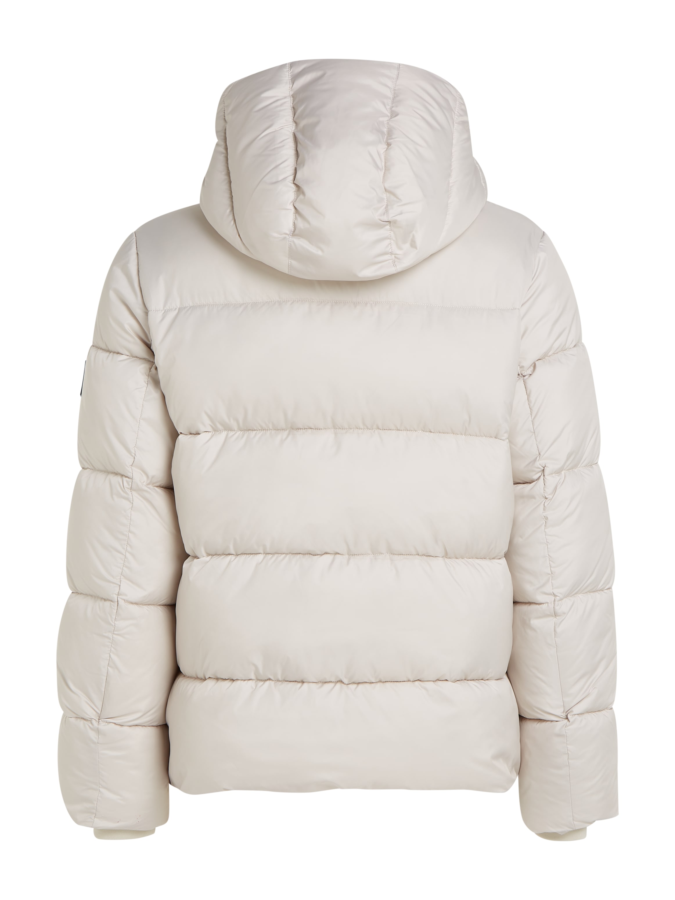 Calvin Klein Outdoorjacke »HOODED QUILT PUFFER MW«, mit Kapuze, mit Logopatch