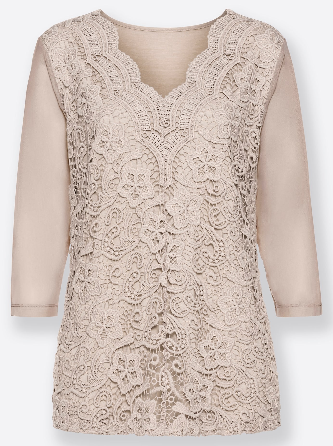 Lady Spitzenshirt »Shirt«, (1 tlg.)