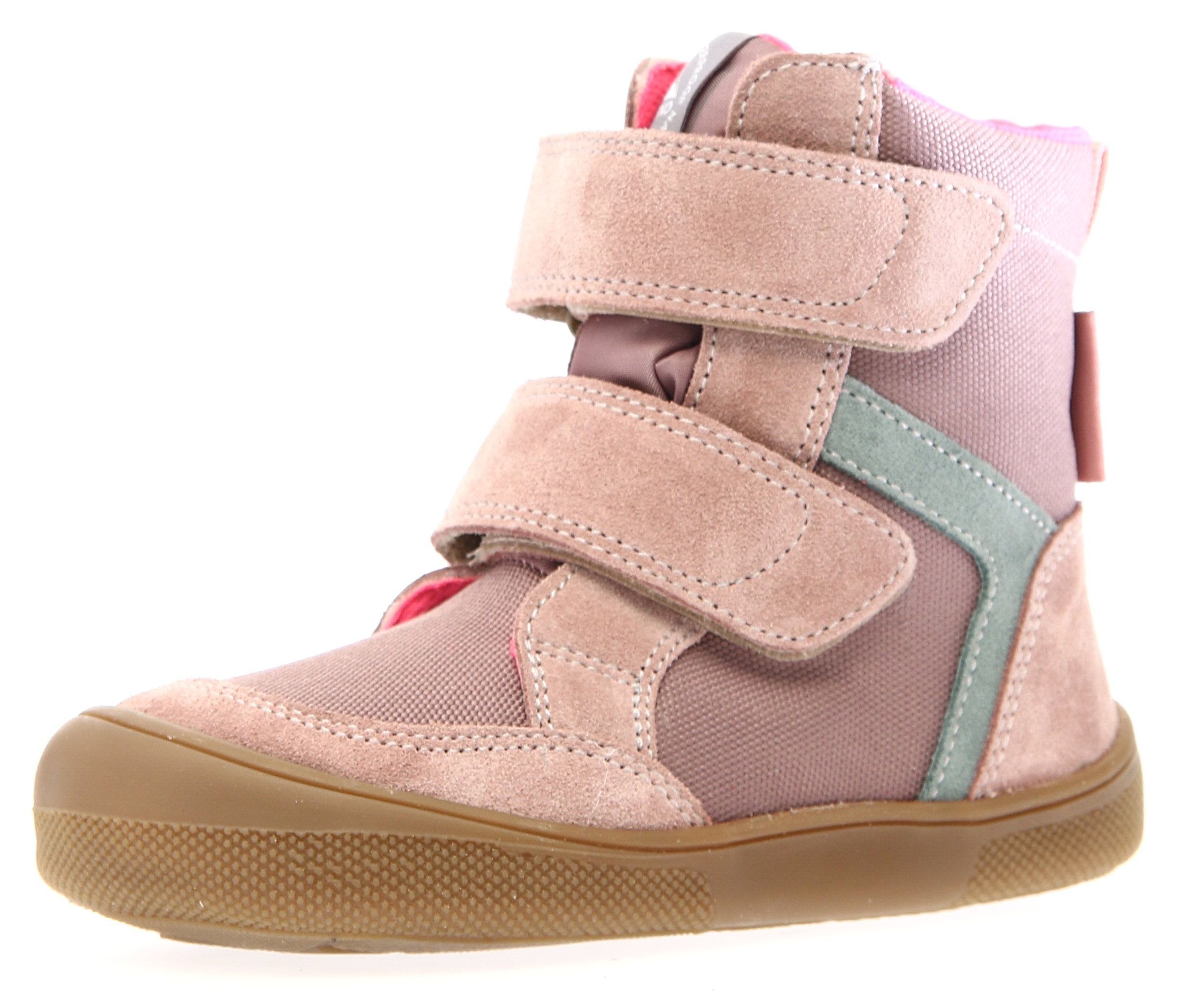 Naturino Bottes d'hiver »BAREFOOT KODDAS VL«  bottes à scratch avec doublure en laine, gabarit de taille à télécharger