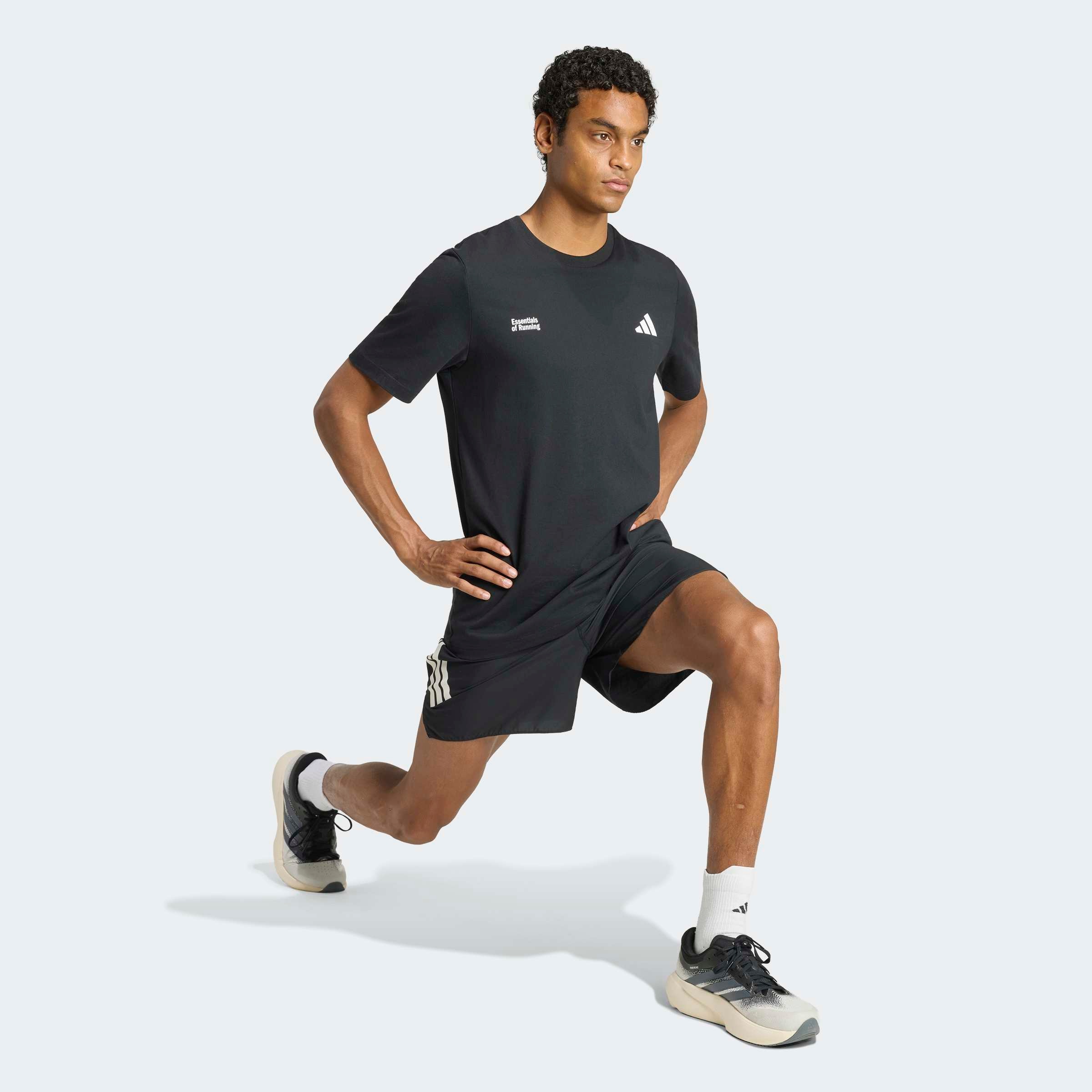 adidas Performance T-shirt de course »M RUN ESS G T« en coton, pour adultes