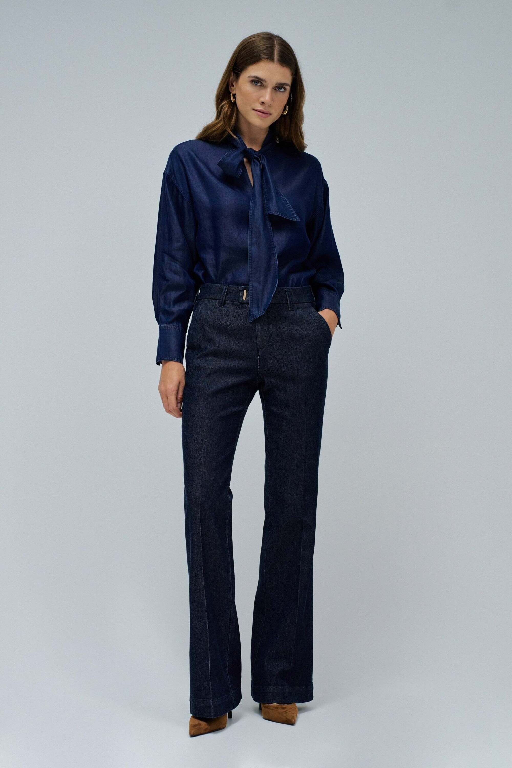 Salsa Langarmbluse »Salsa Jeans Langarmbluse Blouse W/ Lace«