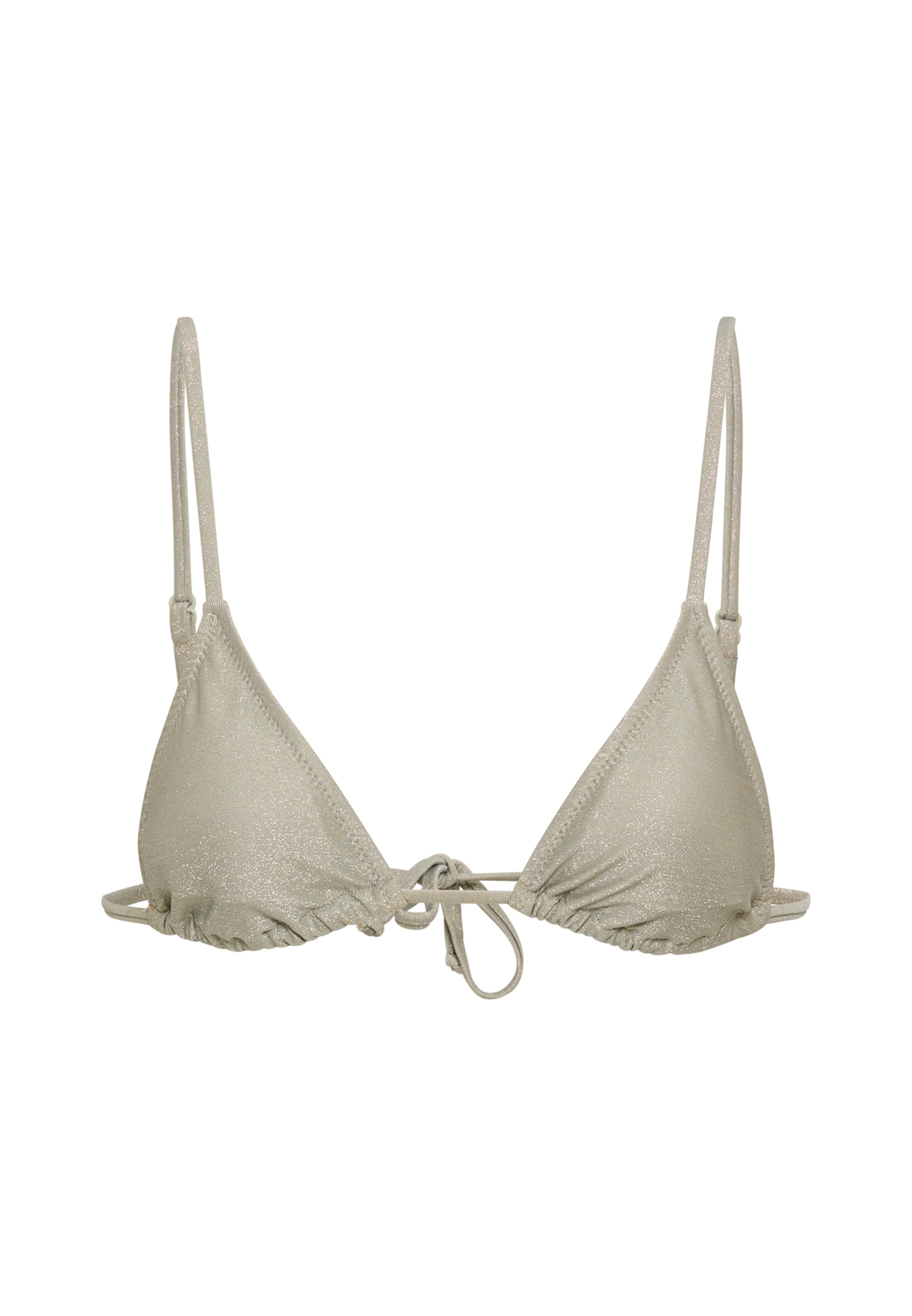 LSCN by LASCANA Top bikini triangle »Gladys« en aspect pailleté tendance
