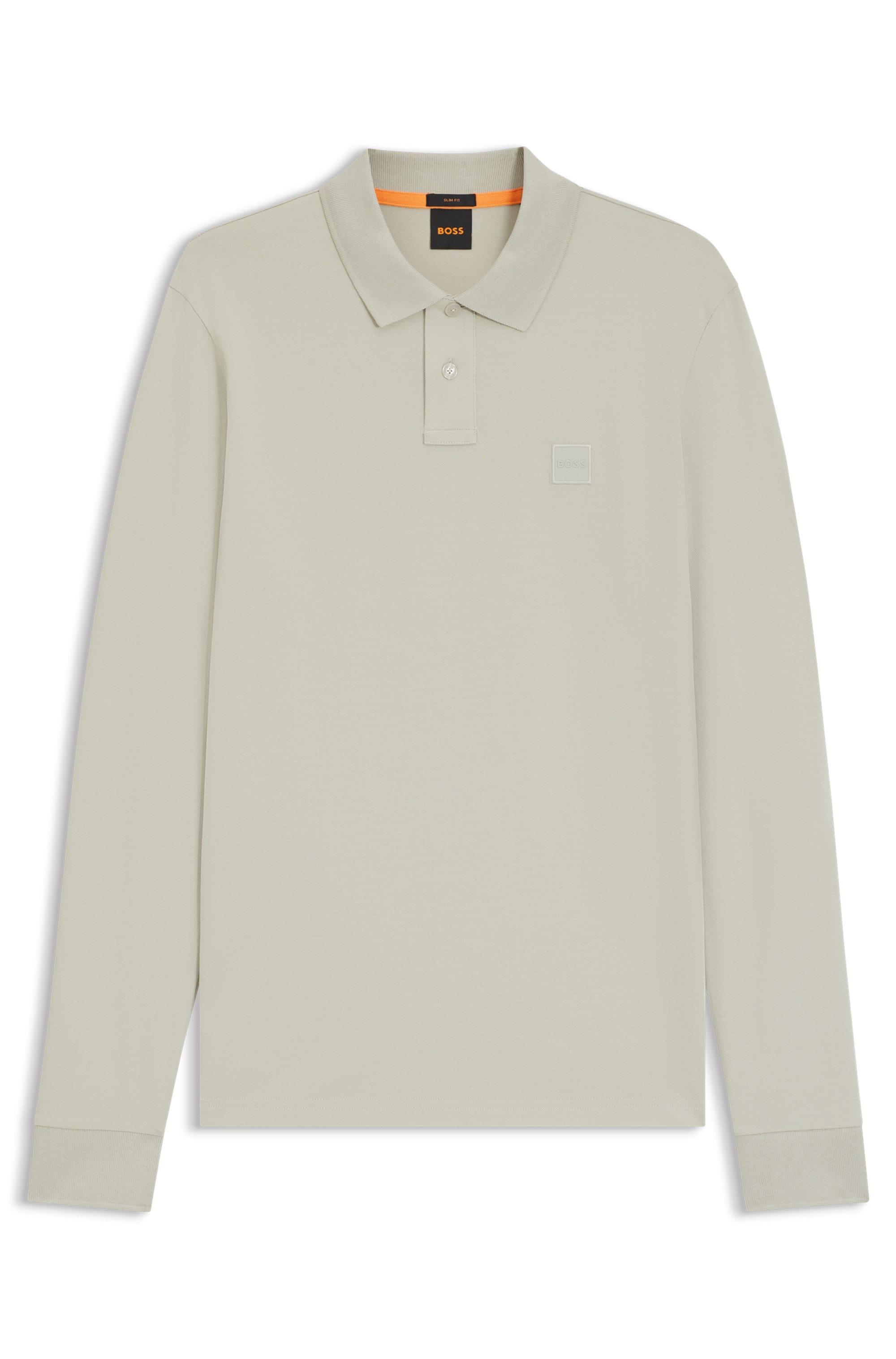 BOSS ORANGE Polo »Passerby« mit BOSS-Logobadge