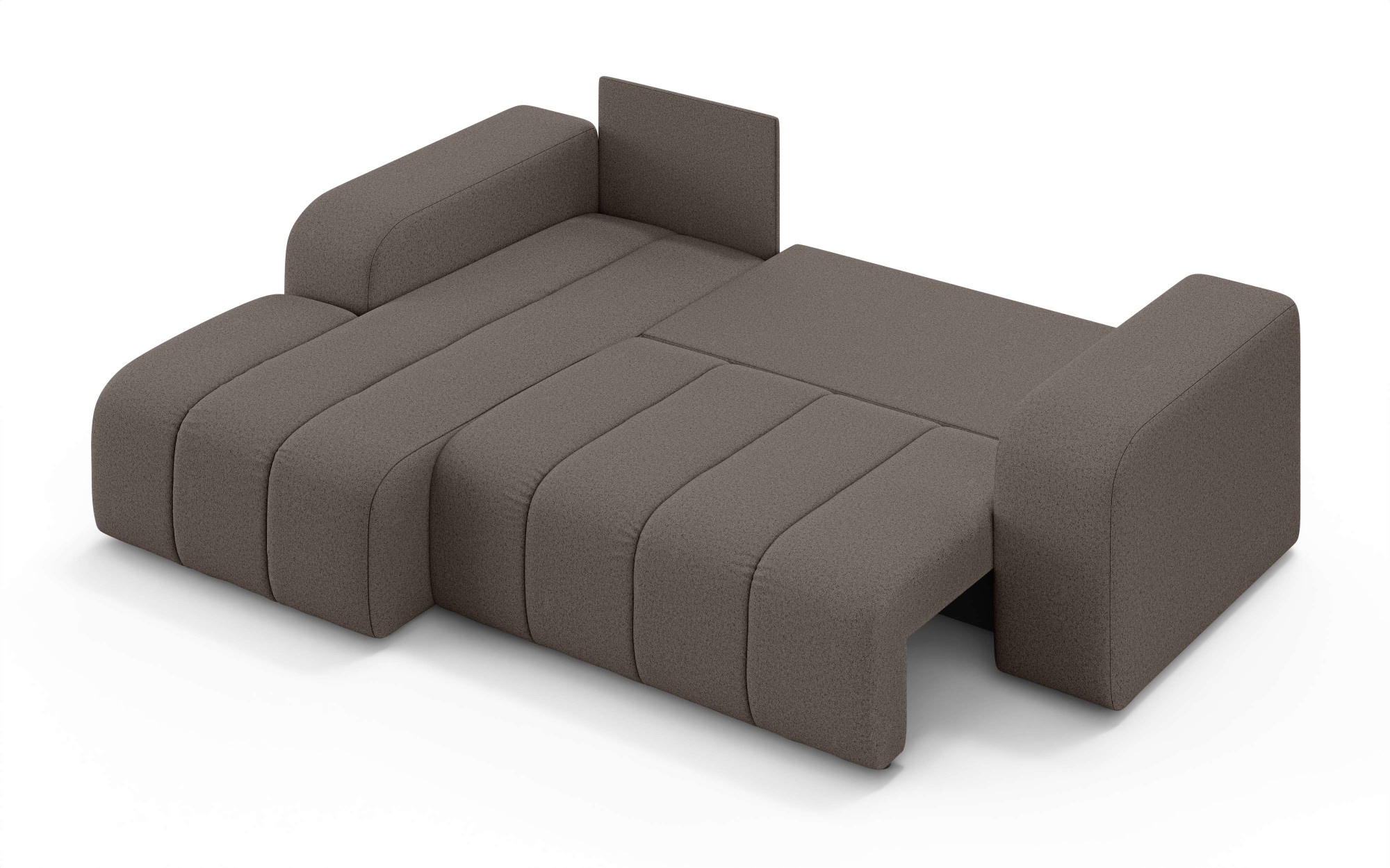 INOSIGN Ecksofa »CASSY L-Form, Schlafsofa mit Bettkasten, Masse B/T/H: 245/165/88 cm«, mit 2 Rückenkissen, Recamiere rechts oder links bestellbar