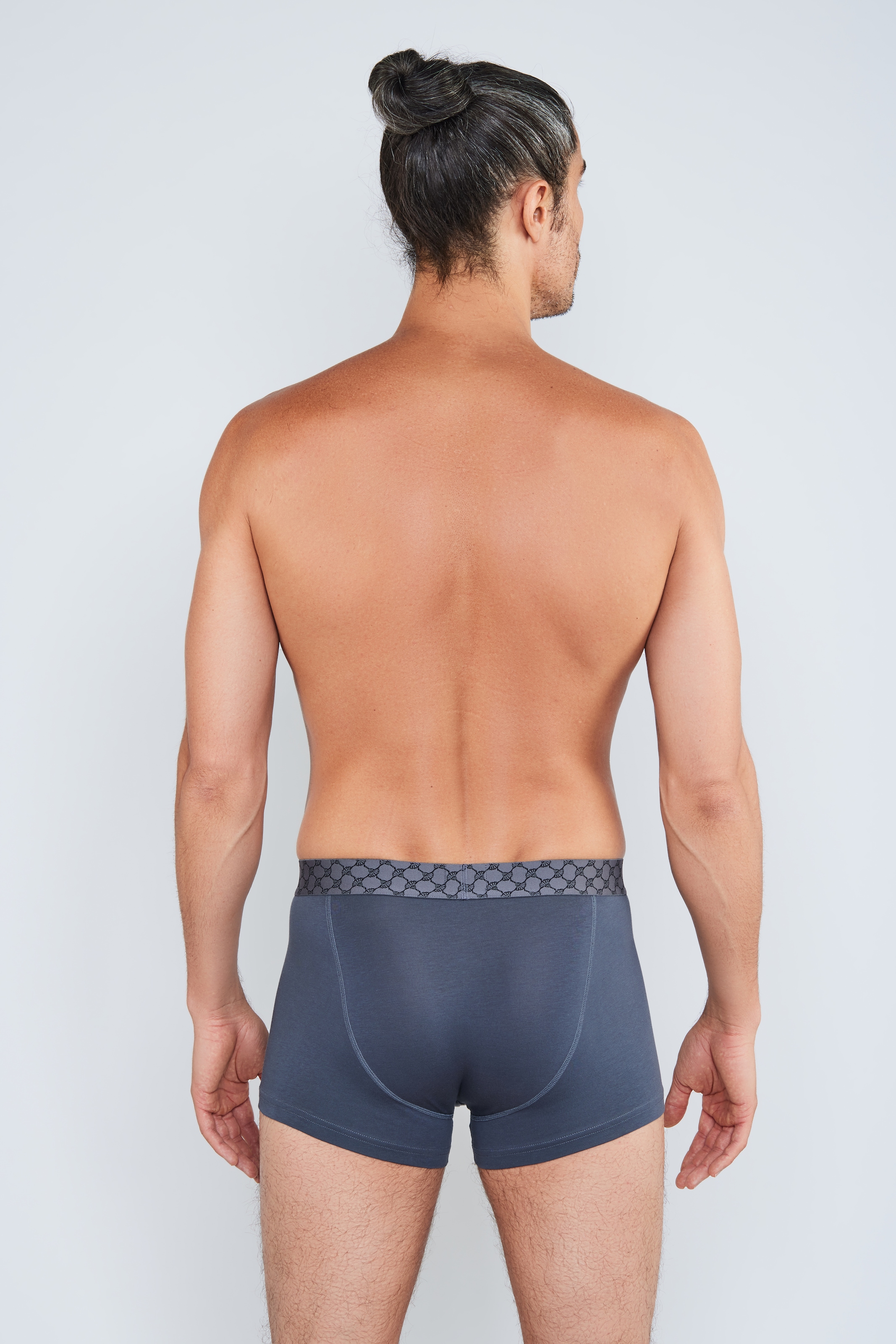 JOOP! Boxershorts »Everyday« 3er Pack,  Baumwoll-Mix, Cornflower-Design-Bund, elastisch, ohne Eingriff