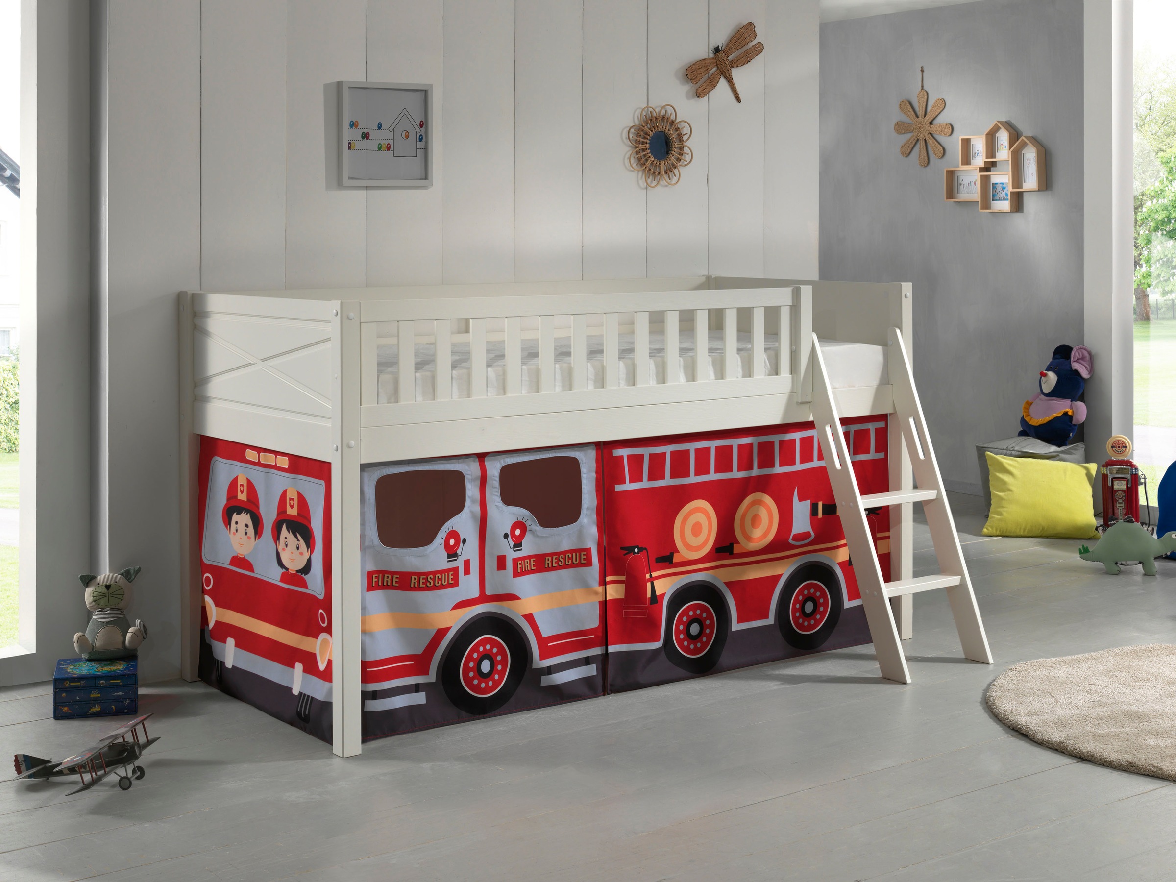 Scott Lit Mezzanine et Rideau Fire Truck
