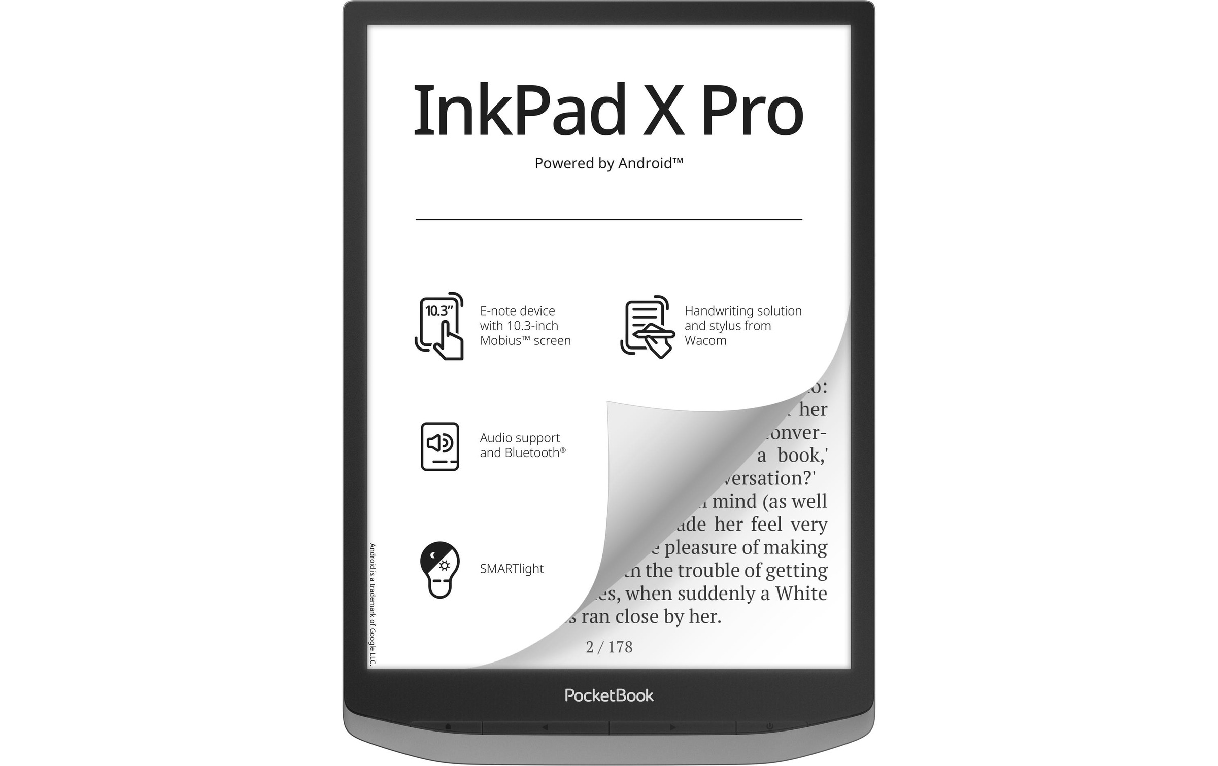 E-Book »Reader InkPad X Pro Mist Gray«