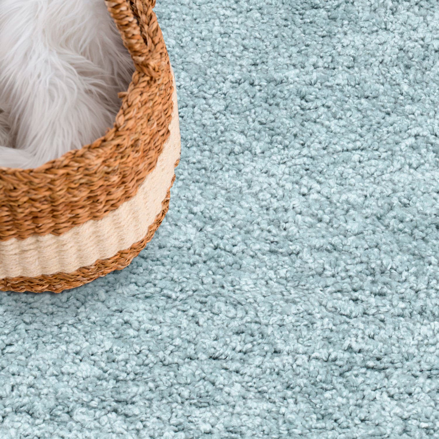 Carpet City Hochflor-Läufer »City Shaggy«, rechteckig, Teppich Einfarbig Uni, besonders flauschig-weich