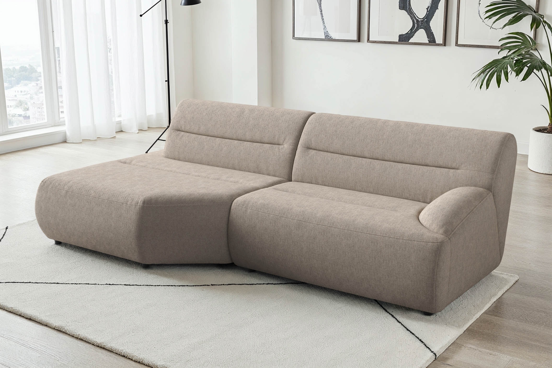 sit&more Canapé d'angle »Scrabble«