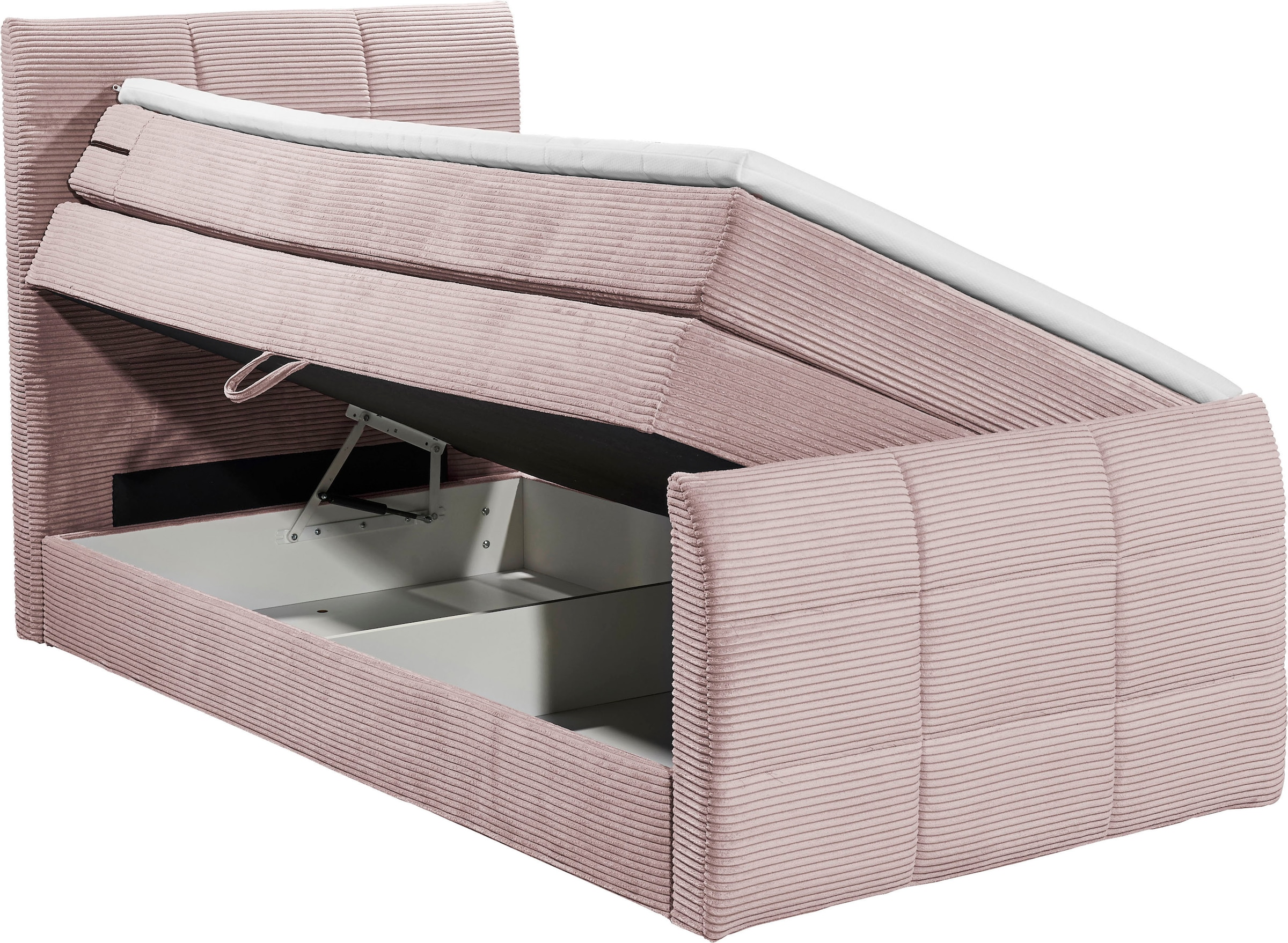 ED EXCITING DESIGN Boxspringbett »Bolivia« harte Seite mit Kokosmatte, weiche Seite mit Filzabdeckung