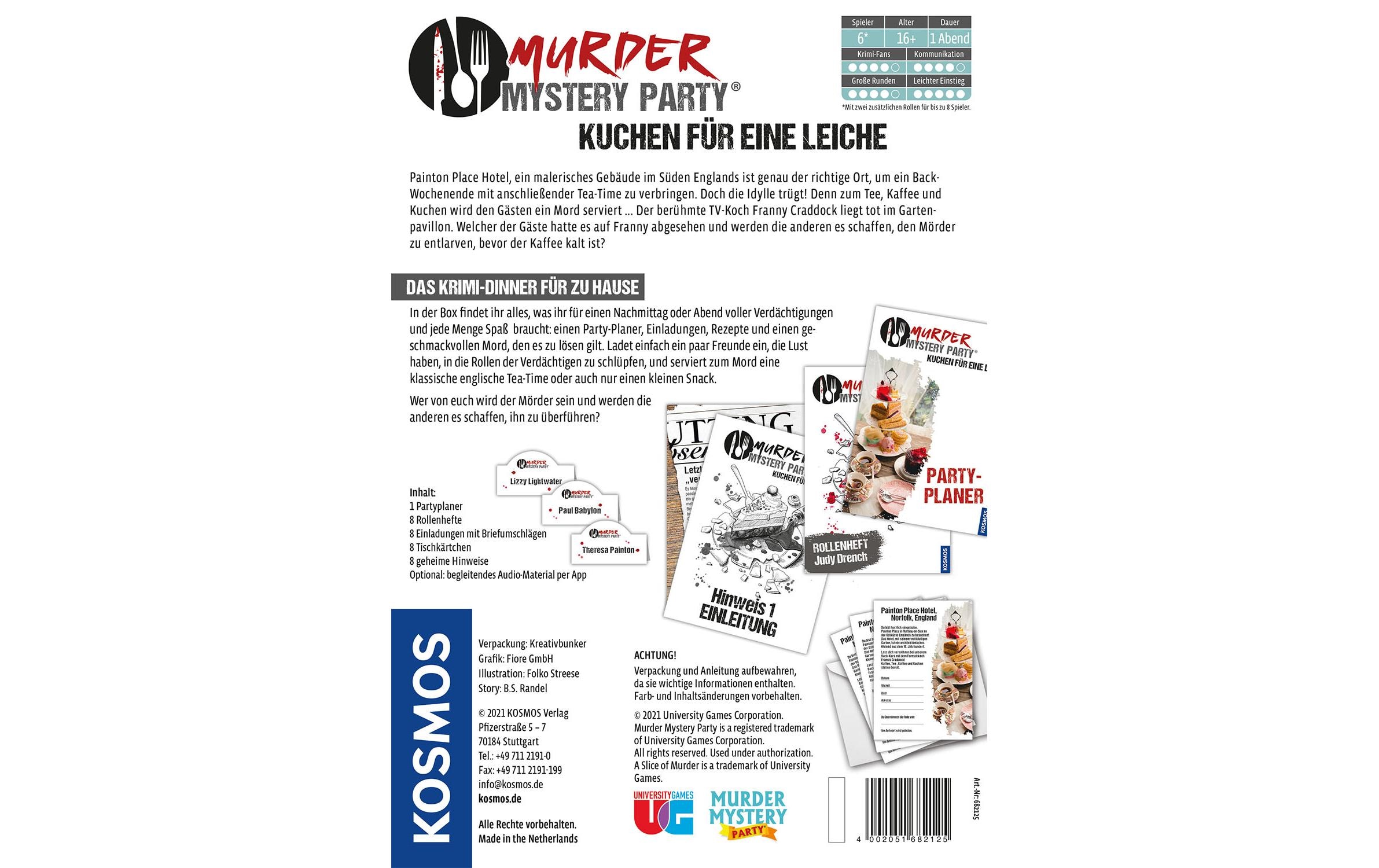 Kosmos Spiel »Murder Mystery«