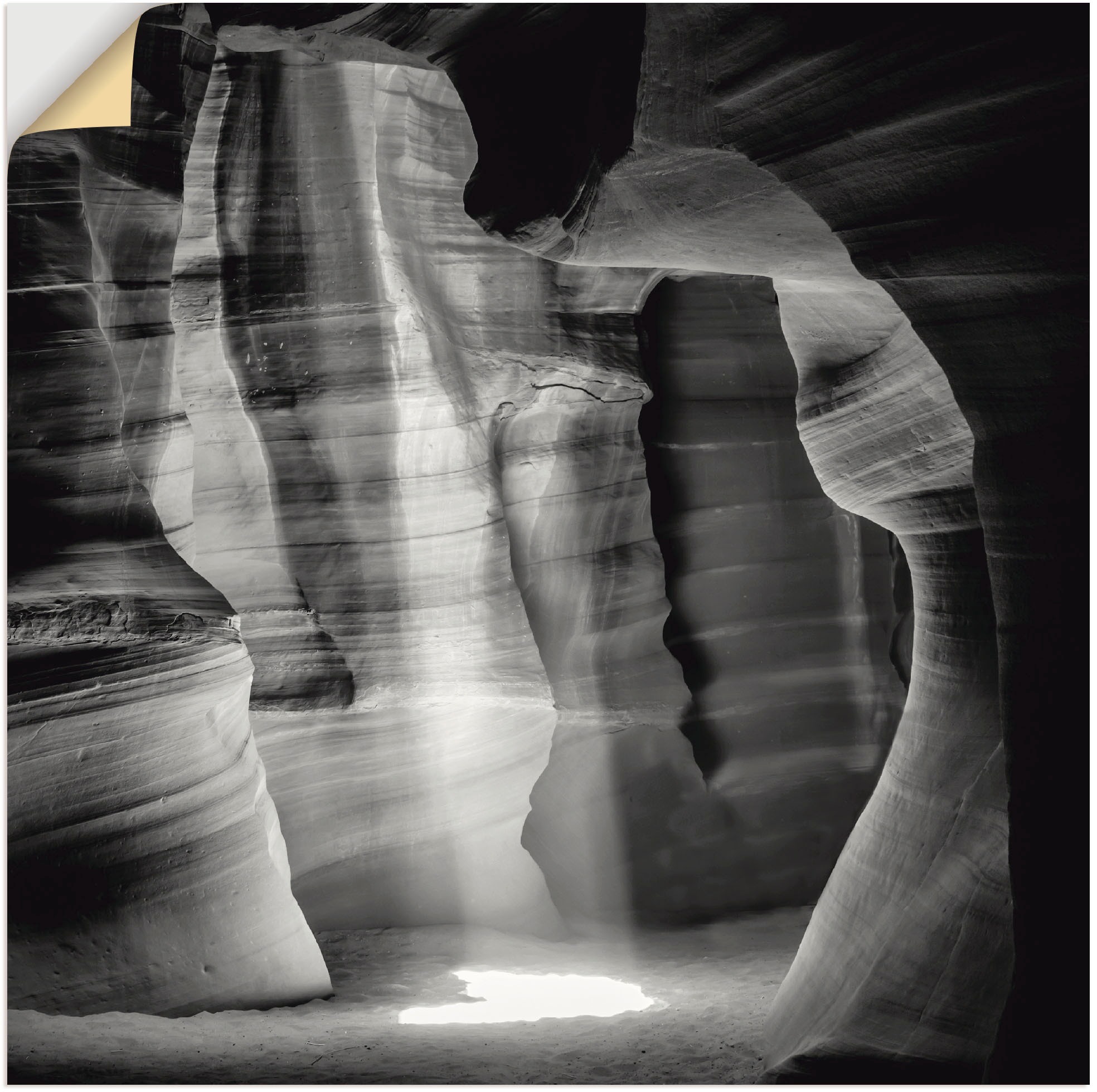 Image of Artland Wandbild »Antelope Canyon III«, Amerika, (1 St.), in vielen Grössen & Produktarten - Alubild / Outdoorbild für den Aussenbereich, Leinwandbild, Poster, Wandaufkleber / Wandtattoo auch für Badezimmer geeignet bei Ackermann Versand Schweiz