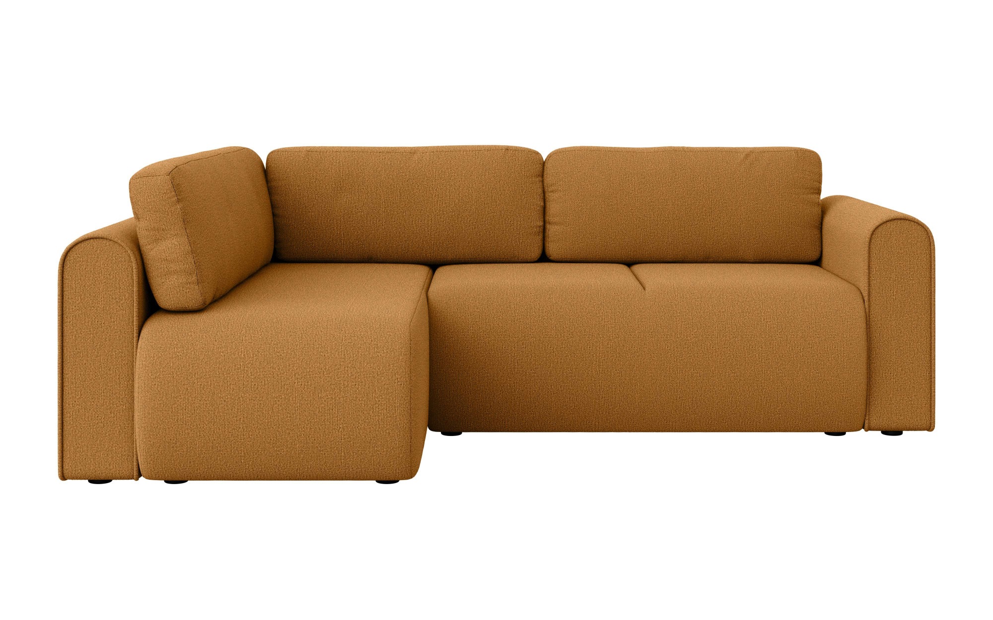 INOSIGN Ecksofa »Zacharia wahlweise Schlafsofa mit Bettkasten, B/T/H 250/166/86 cm«, L-Form mit Wellenunterfederung, Ottomane rechts oder links bestellbar
