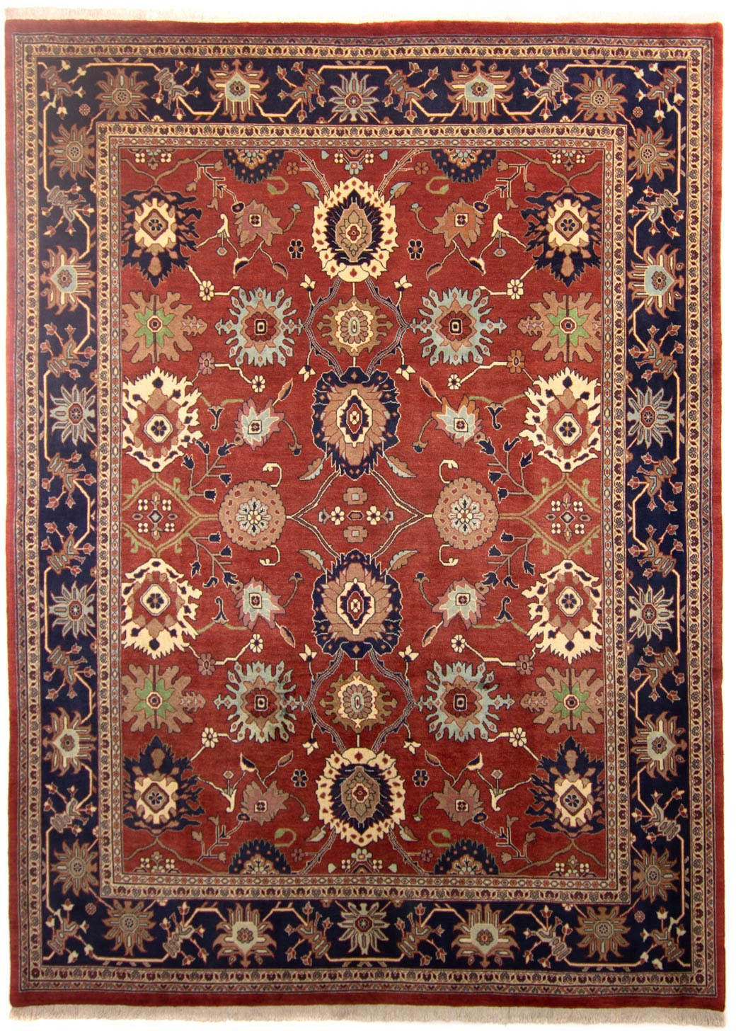 Image of morgenland Wollteppich »Ardebil Durchgemustert Ruggine 366 x 272 cm«, rechteckig, 1 mm Höhe, Unikat mit Zertifikat bei Ackermann Versand Schweiz