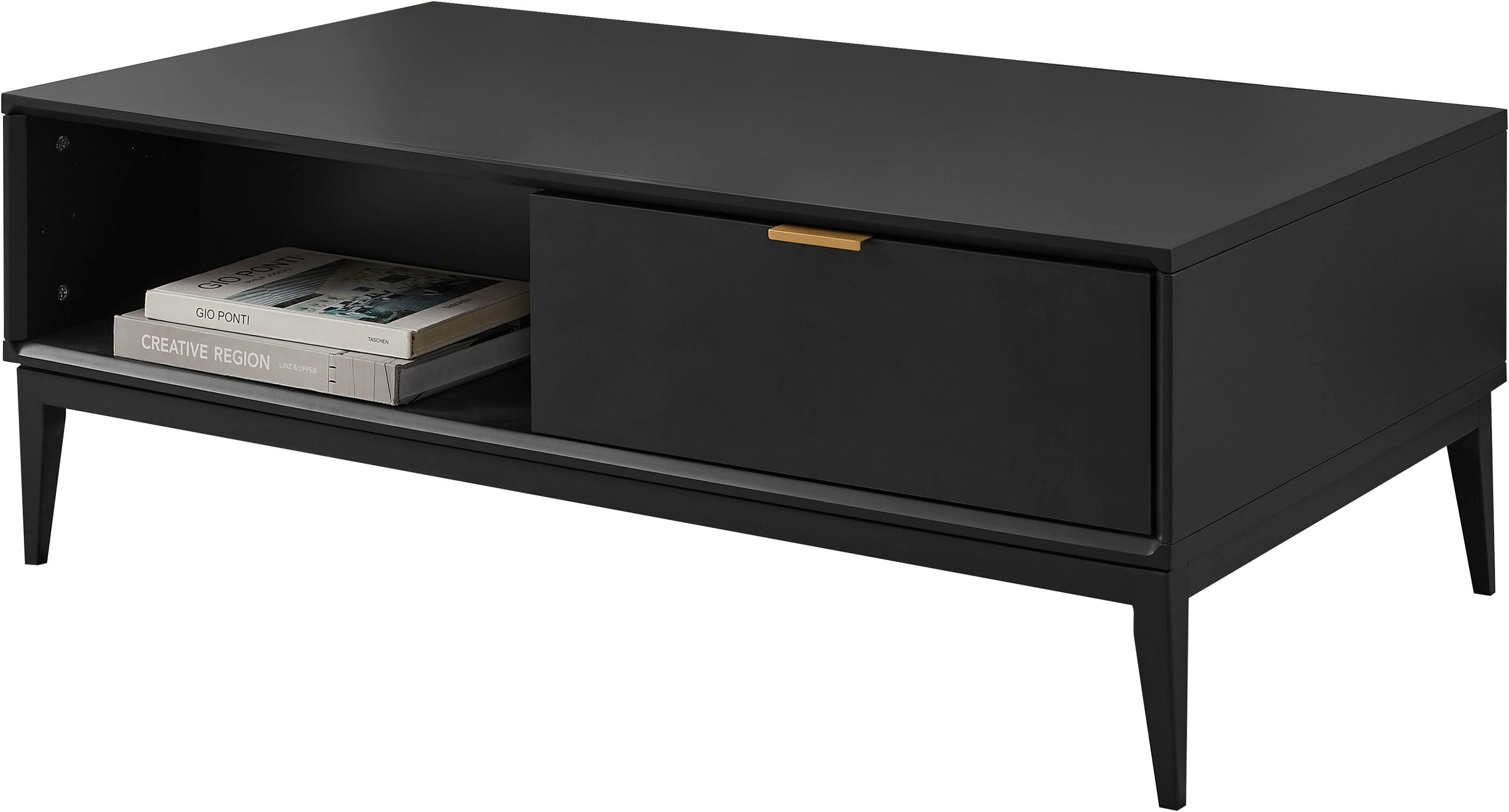 Image of Leonique Couchtisch "Lavisha" Eisengestell und FSC-zertifiziertes Holz, Breite 110 cm