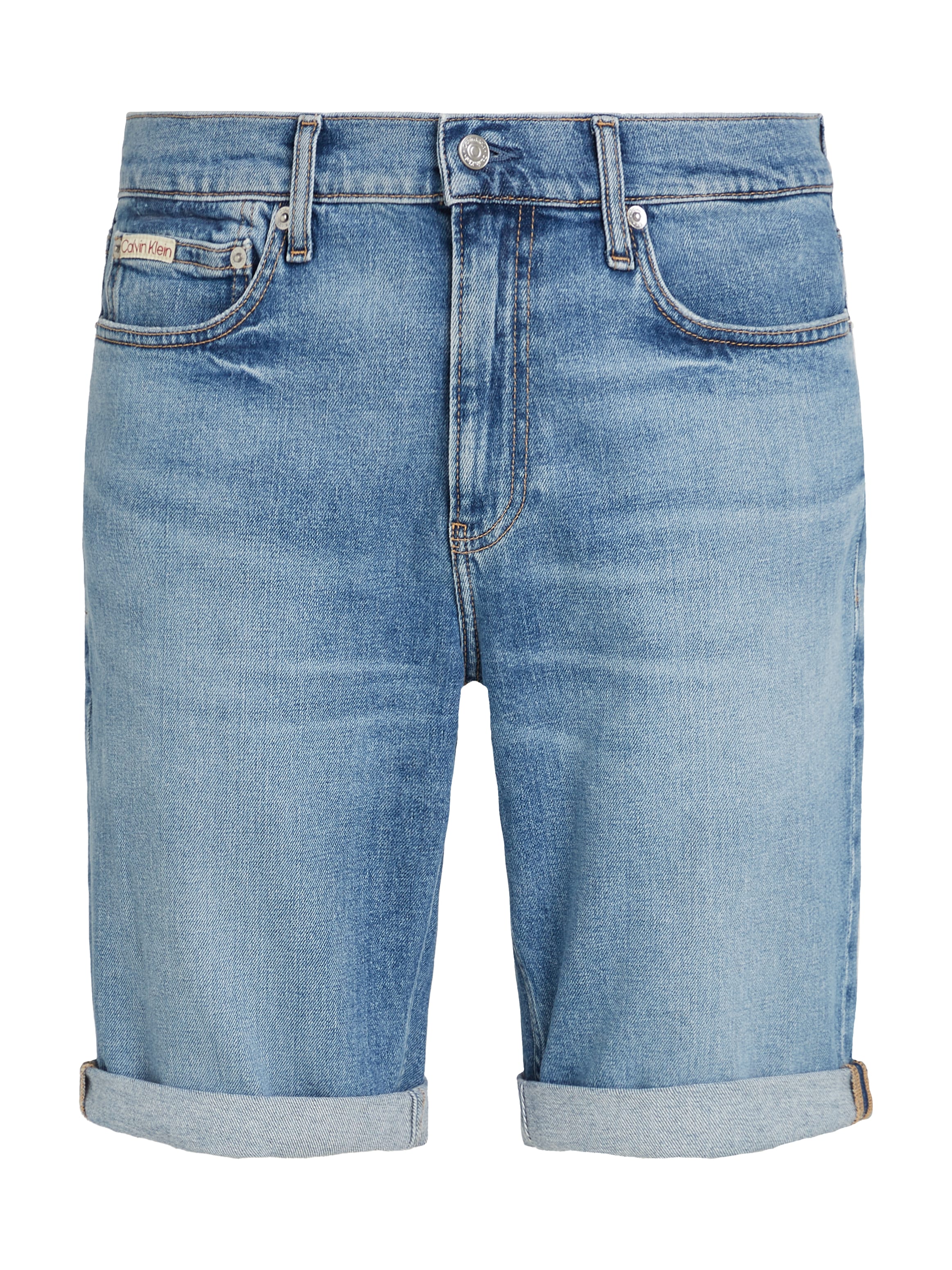 Calvin Klein Jeans Shorts »SLIM SHORT«, mit Umschlagsaum