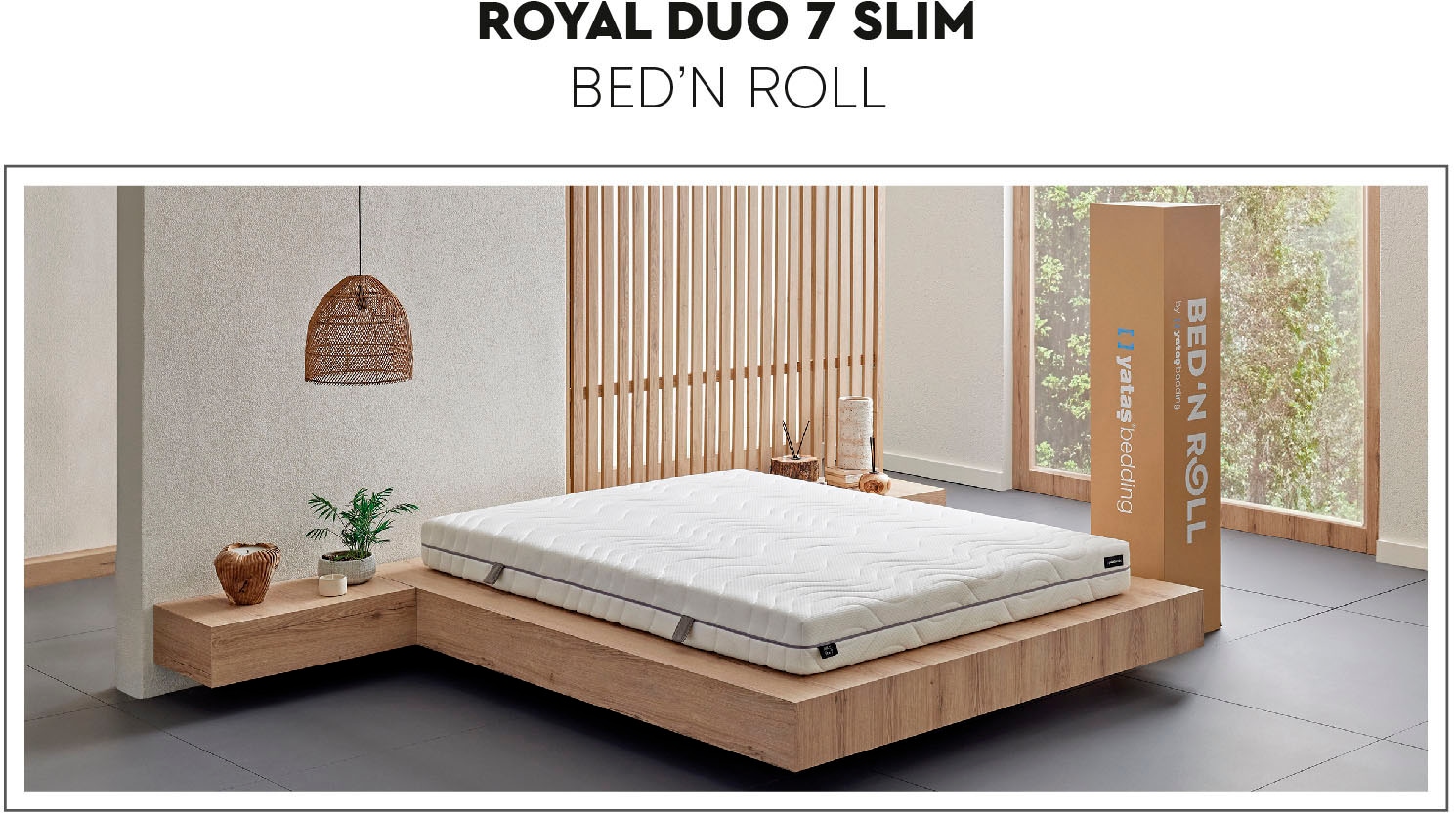 Yatas Bedding Taschenfederkernmatratze »Royal Duo 7 Slim, Matratze 90x200, 140x200 cm & weitere Grössen«, 18 cm hoch, Raumgewicht: 28 kg/m³, 434 Federn, (1 St., 1-tlg.), 7-Zonen, H2 / H3, Wendematratze, ergonomisch, atmungsaktiv