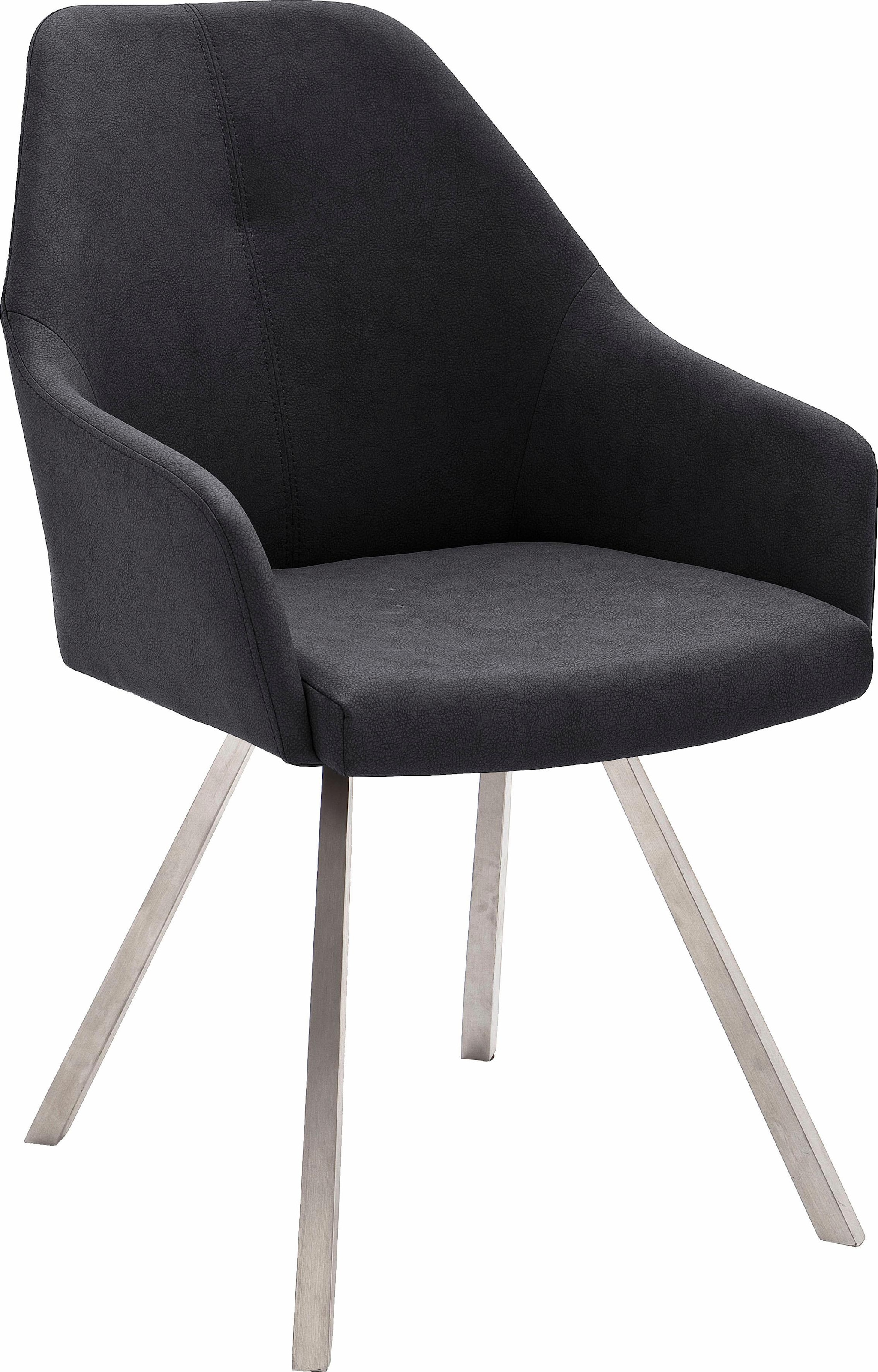 MCA furniture 4-Fussstuhl »Madita A-eckig«, (Set), 2 St., Kunstleder, Stuhl  belastbar bis 140 Kg bequem kaufen