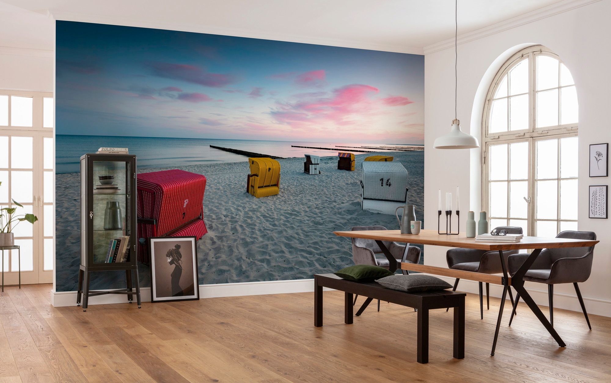 Komar Vliestapete »Digitaldruck Vlies - Ostseetraum - Grösse 450 x 280 cm«, bedruckt, Wohnzimmer, Schlafzimmer
