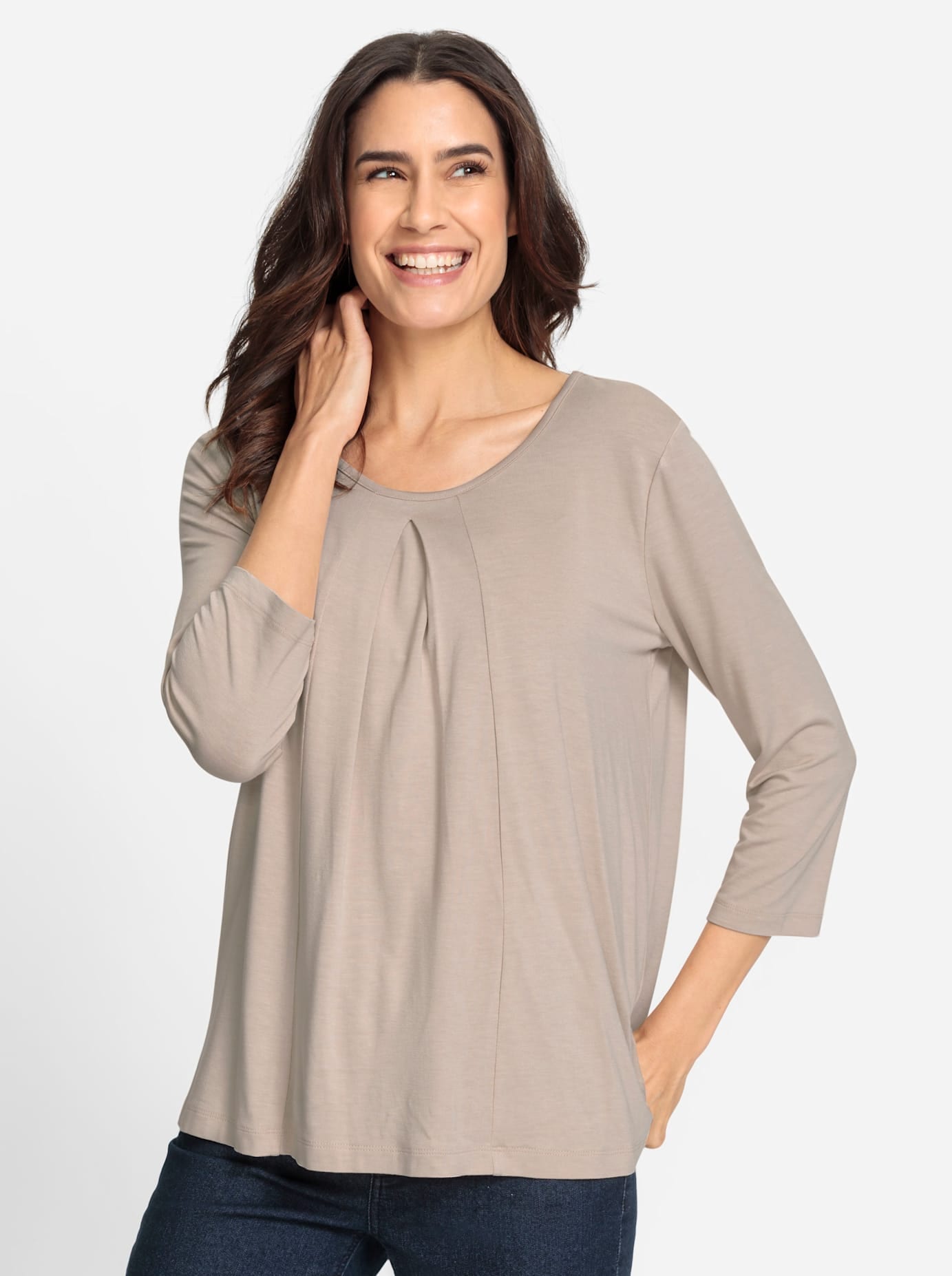Inspirationen 3/4-Arm-Shirt »Shirt«, (1 tlg.)