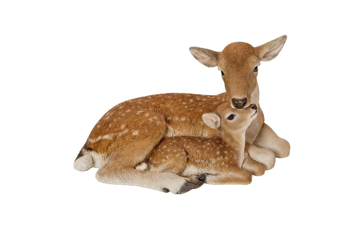 Image of Dekofigur "Vivid Arts Hirsch mit Kitz"