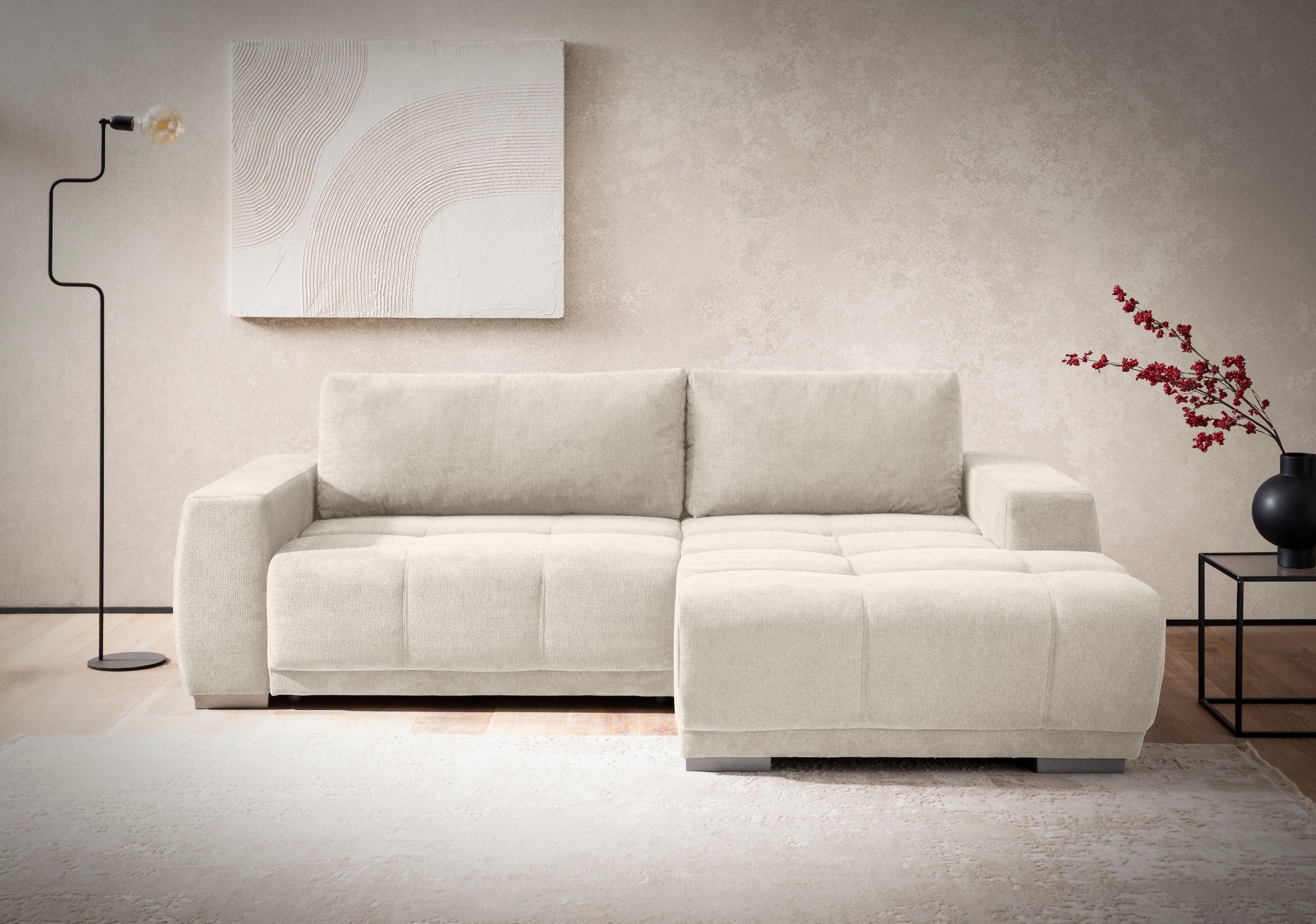 Image of Home affaire Ecksofa "Bolero L-Form" wahlweise mit Bettfunktion & Bettkasten